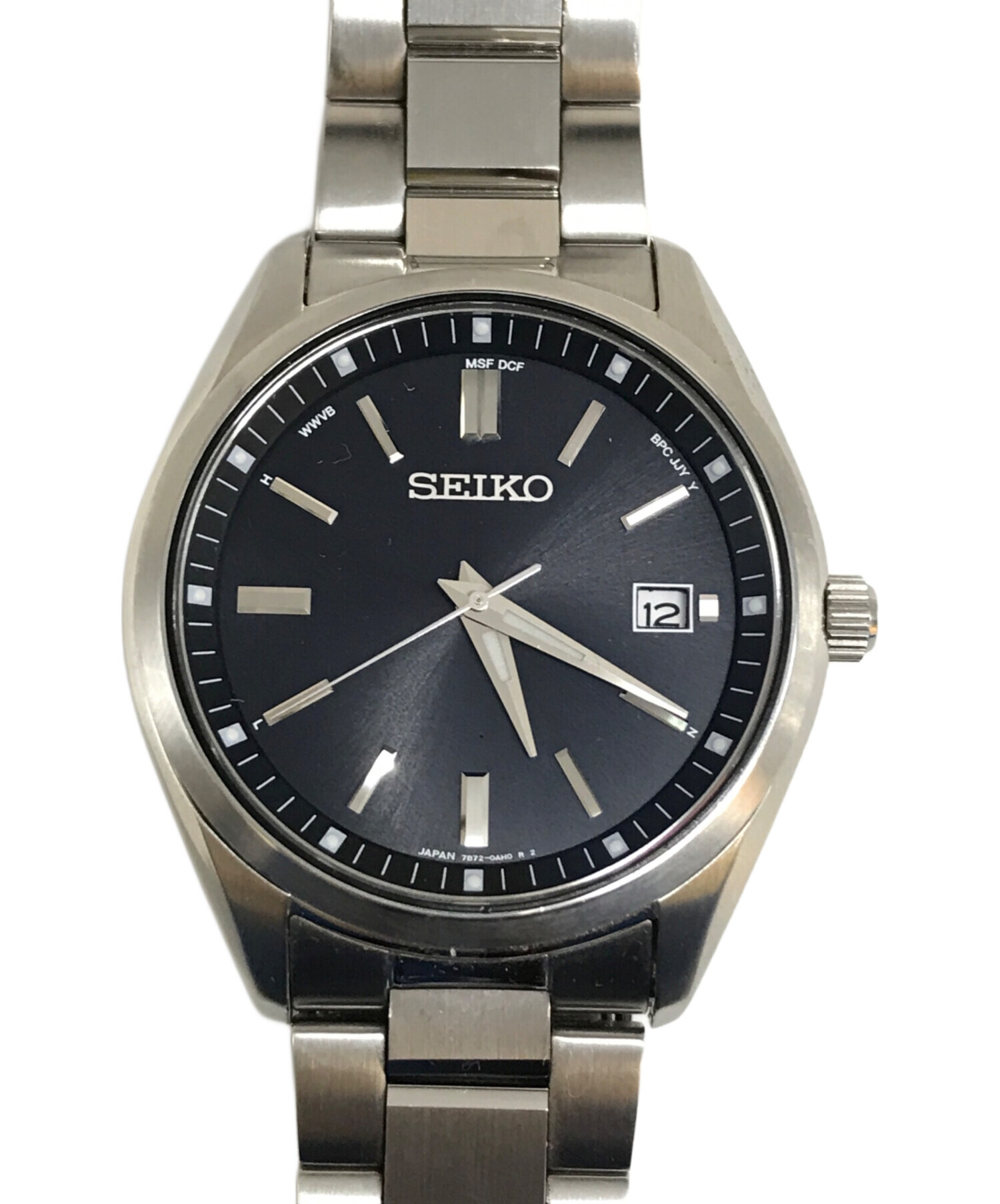 中古・古着通販】SEIKO (セイコー) 腕時計 7B72-0AC0 ブラック