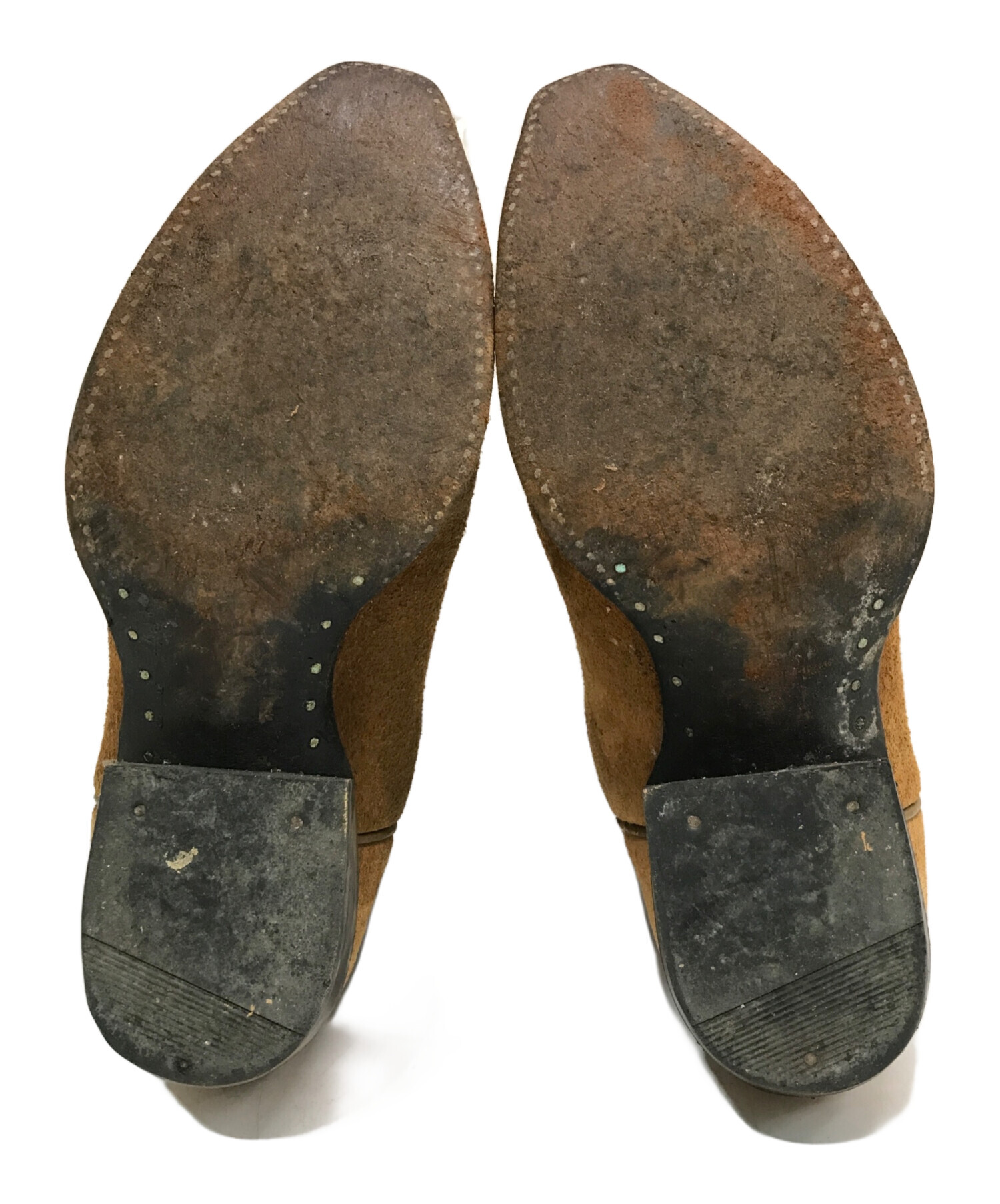 未使用級　トニーラマ　ウエスタンブーツ　ブラウン　メキシコ製　1923 USA製 Tony Lama トニーラマ ウエスタンブーツ 茶系マーブル 幅広26.5