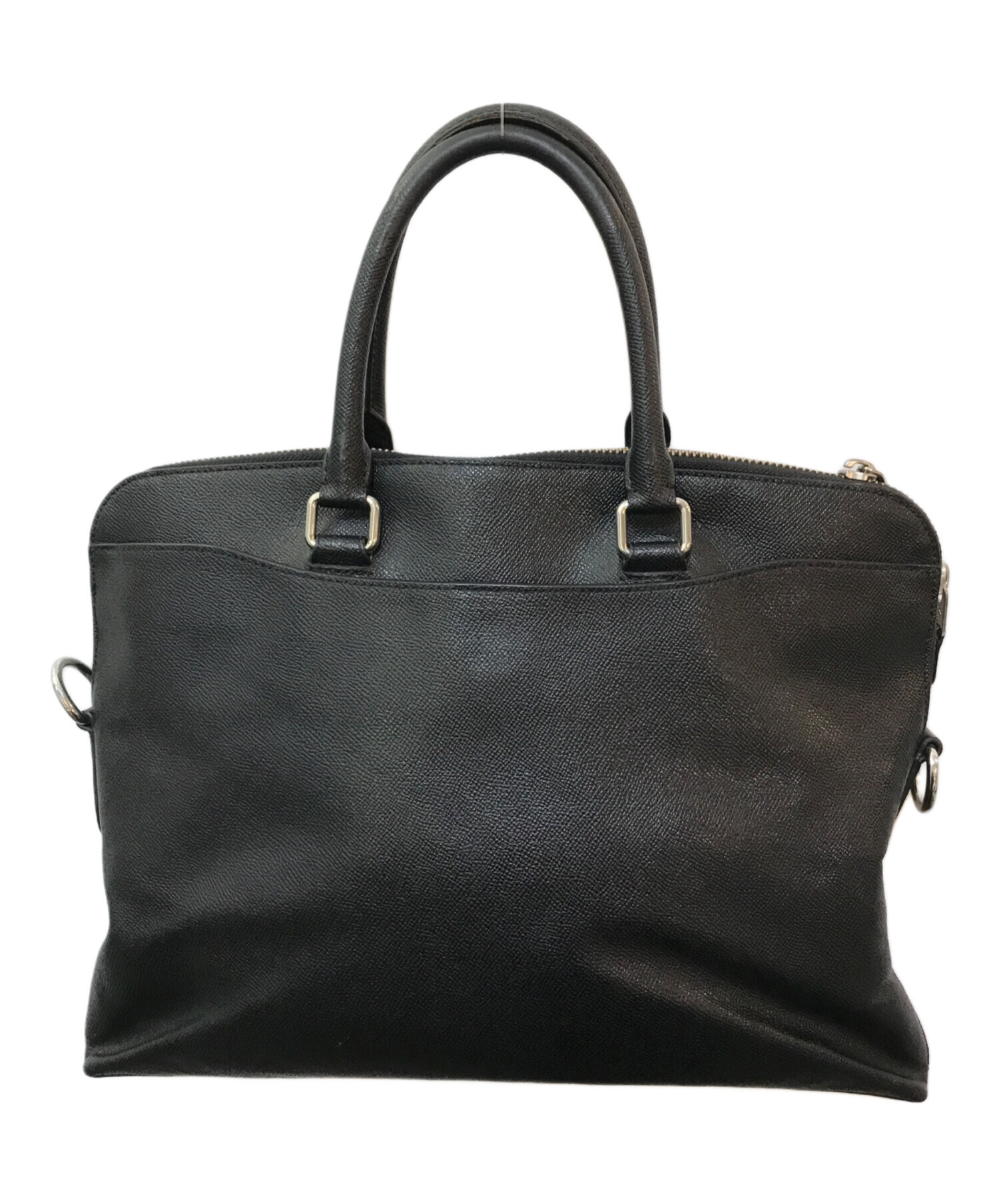 COACH コーチ ハンドバッグ 黒 中古・古着通販】COACH (コーチ) ビジネスバッグ ブラック