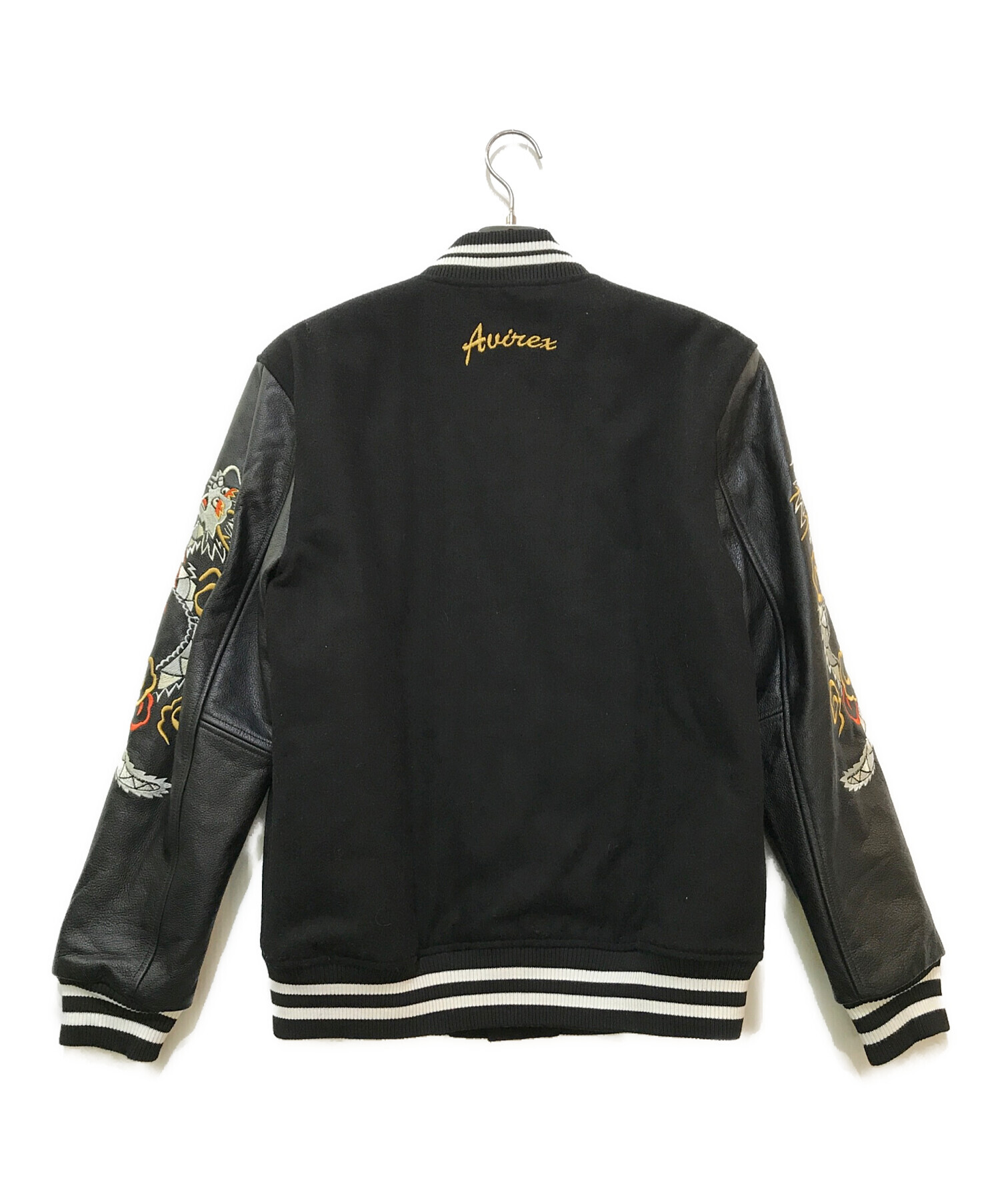 中古・古着通販】AVIREX (アヴィレックス) レザースリーブ刺繍