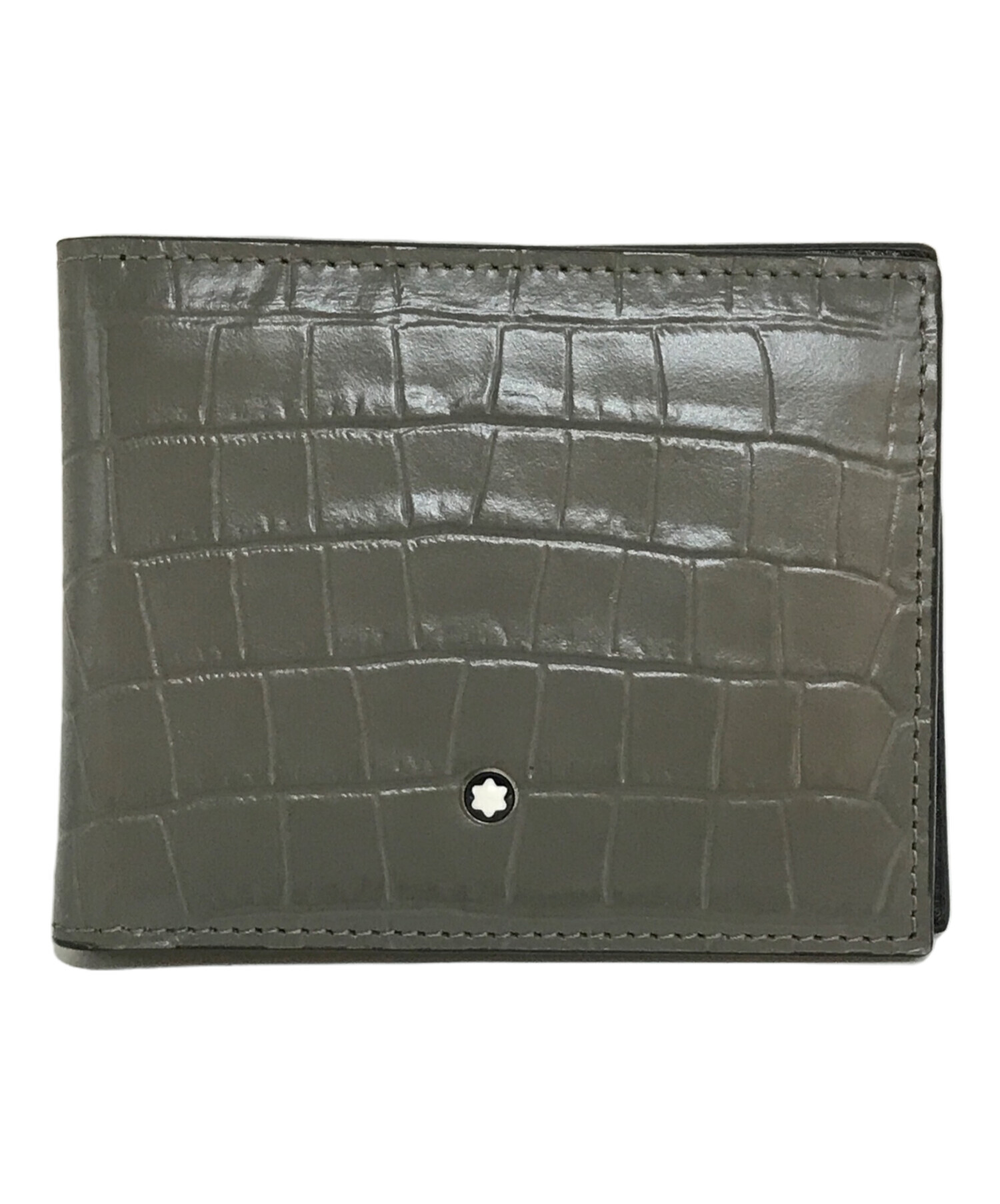 MONTBLANC グレー 二つ折り財布 MONTBLANC グレー 二つ折り財布