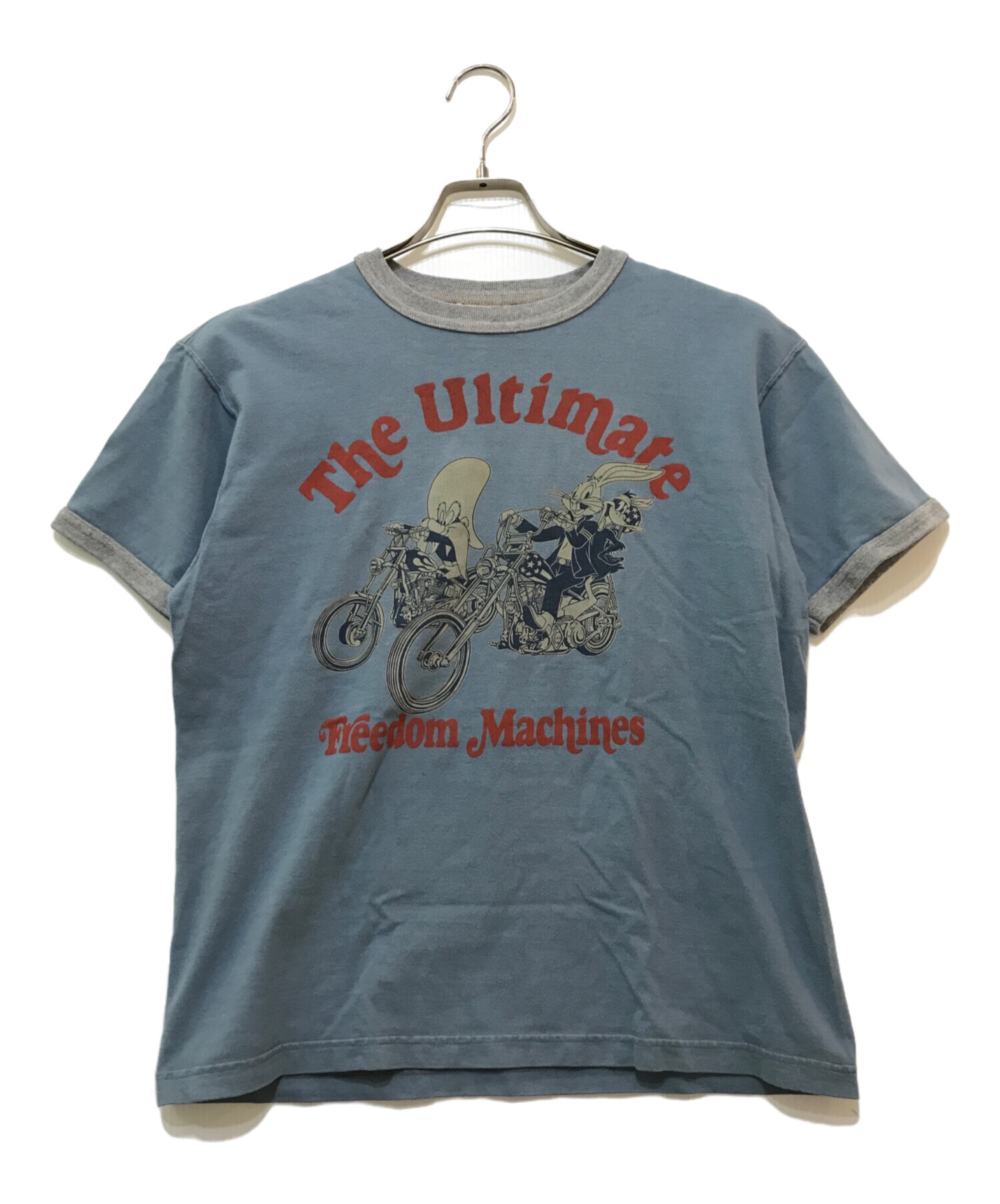 中古・古着通販】TOYS MCCOY (トイズマッコイ) リンガーTシャツ ブルー 