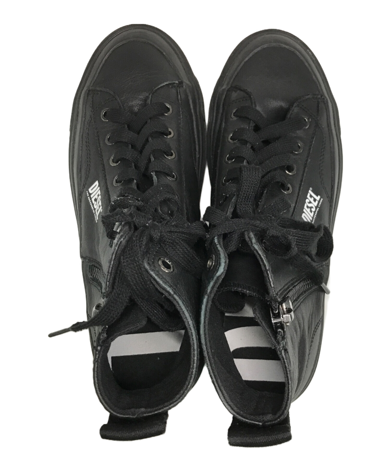 中古・古着通販】DIESEL (ディーゼル) レザースニーカー Y03213 PR013