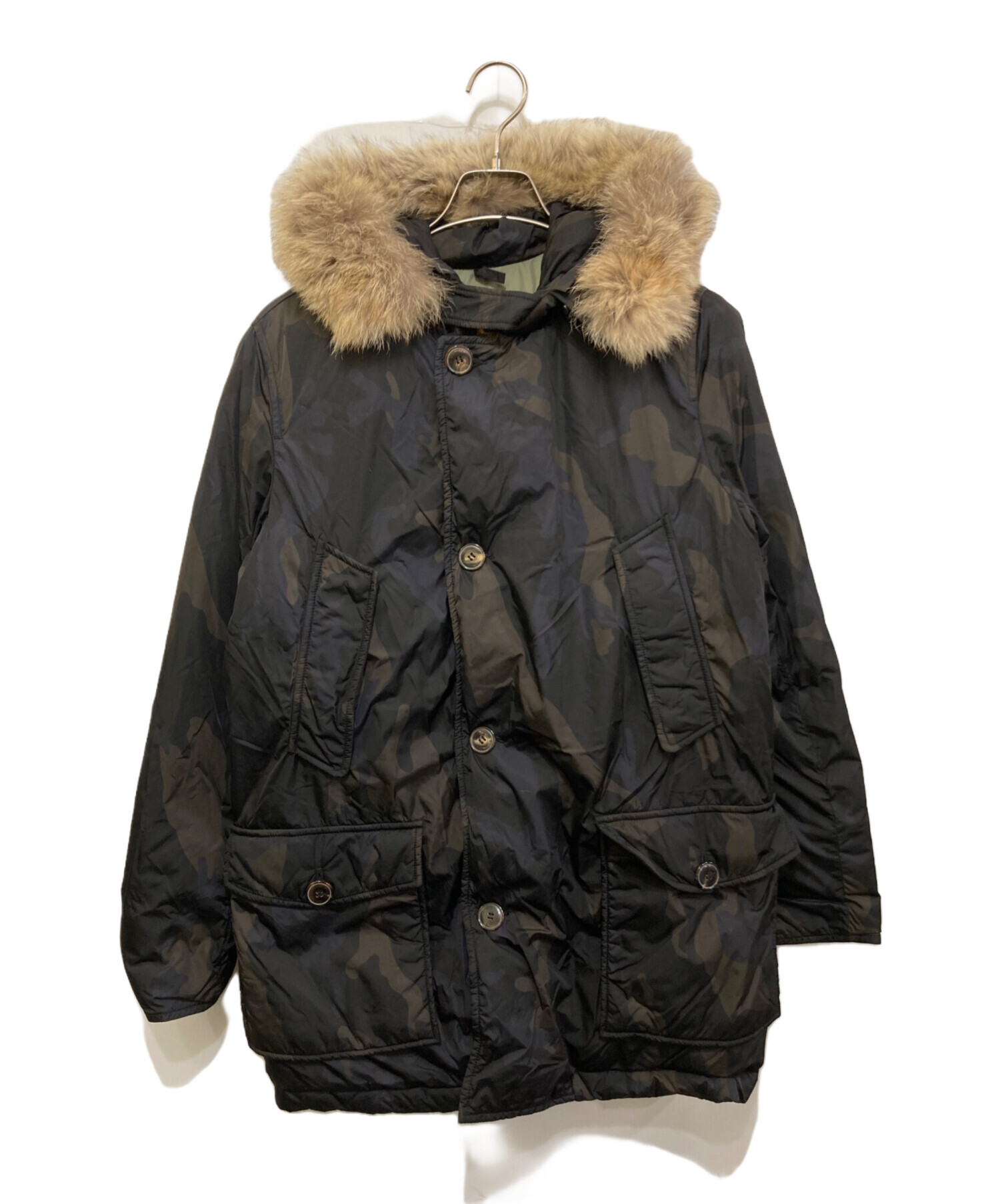 中古・古着通販】WOOLRICH (ウールリッチ) ダウンジャケット ブラック 