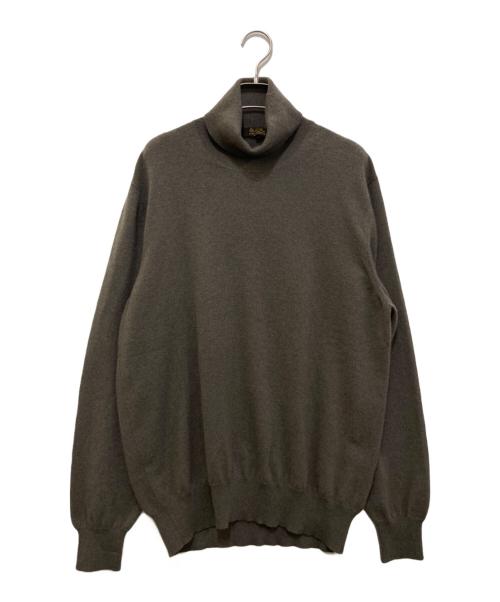 ロロピアーナ ベビーカシミヤ タートルネックニット ネイビー 48