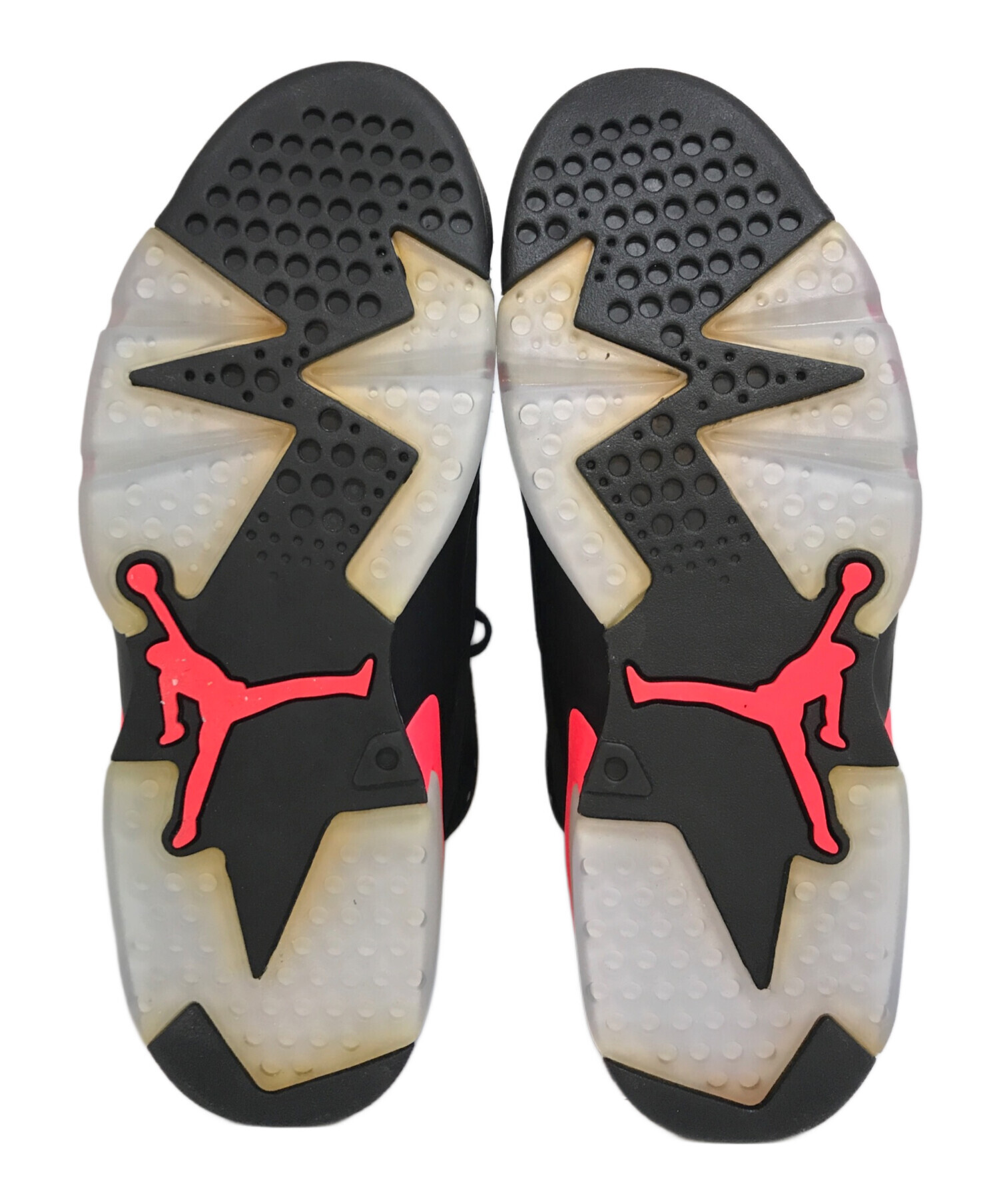 NIKE ナイキ Air Jordan 6 Retro ブランドロゴ スニーカー 合成繊維 ブラック メンズ 27【古着】【中古】 中古・古着通販】NIKE (ナイキ) Air Jordan 6 Retro ブラック サイズ
