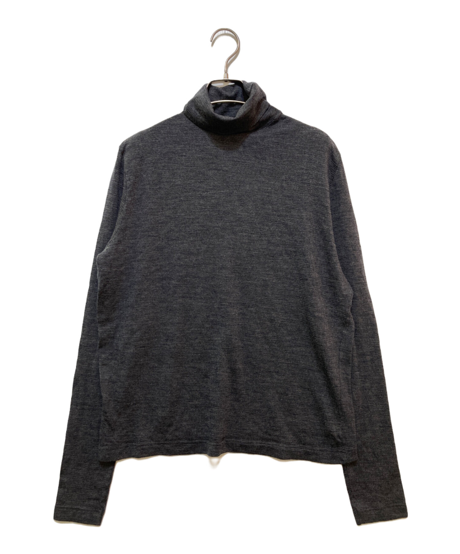 中古・古着通販】Zanone (ザノーネ) ハイネックカットソー ネイビー 