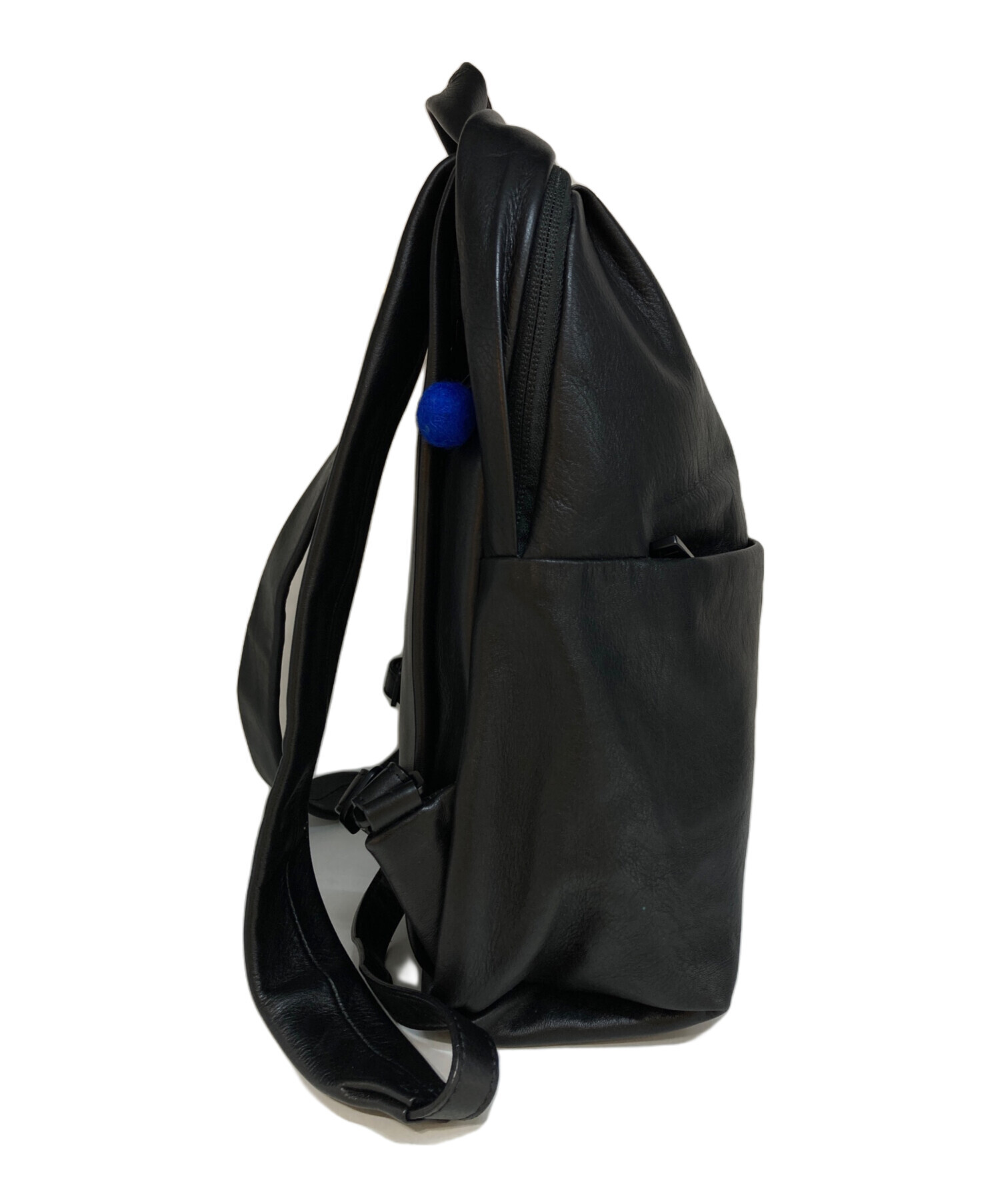 中古・古着通販】CAMPER (カンペール) レザーリュック ブラック 