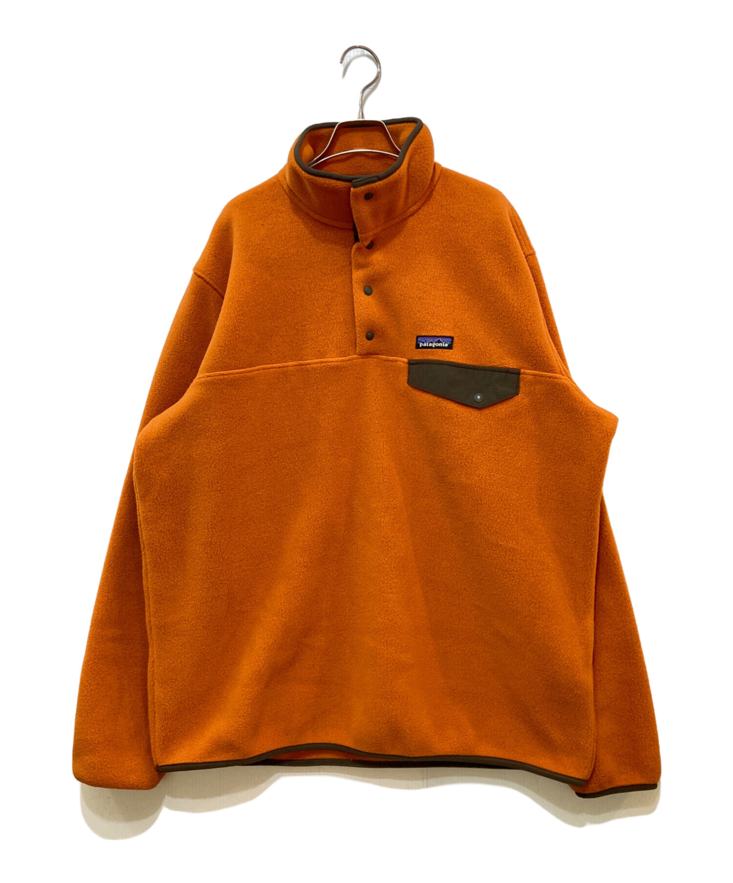 patagonia フリースジャケット 3T クリーム色とコーラル キッズ