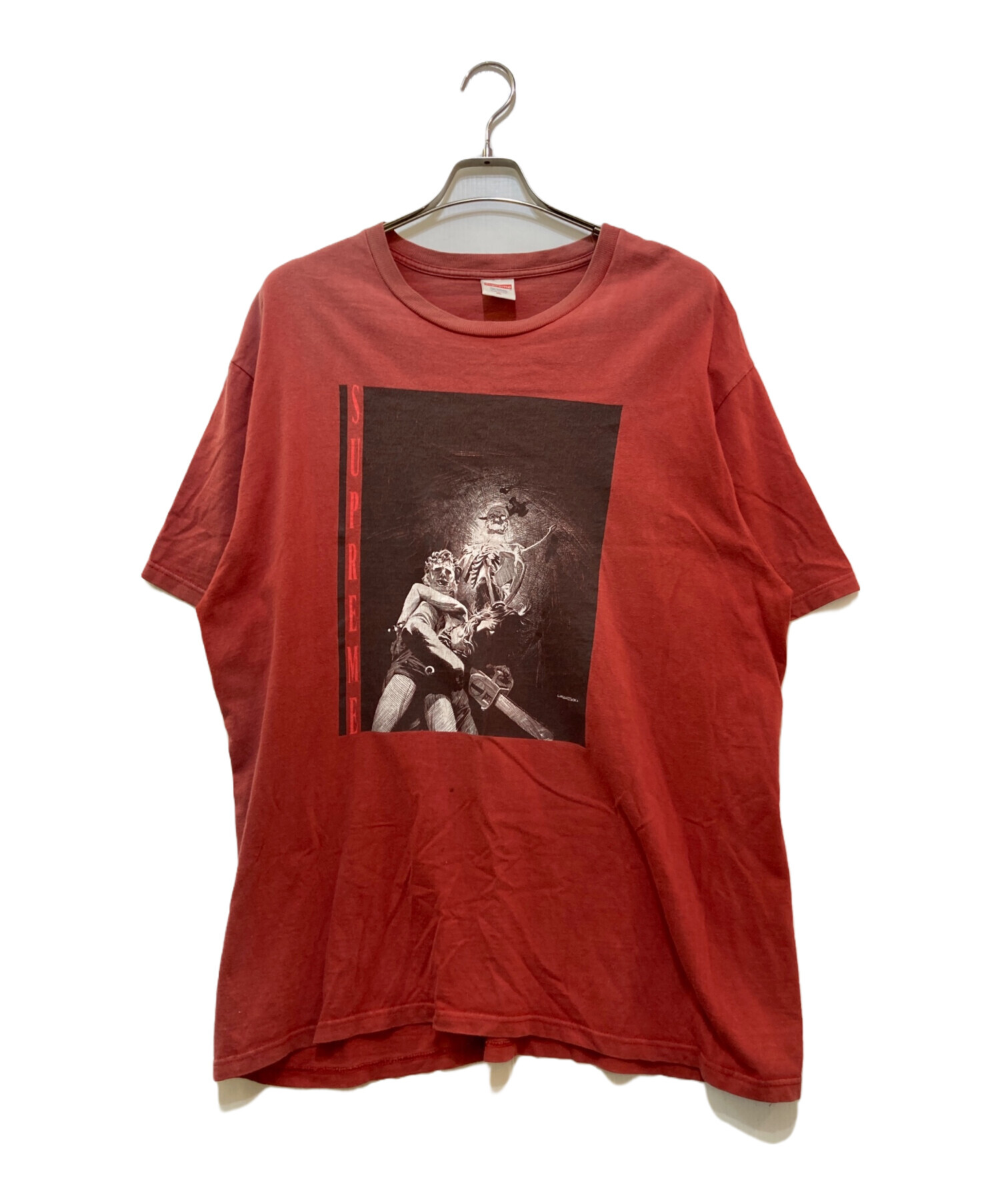 中古・古着通販】SUPREME (シュプリーム) プリントTシャツ レッド 