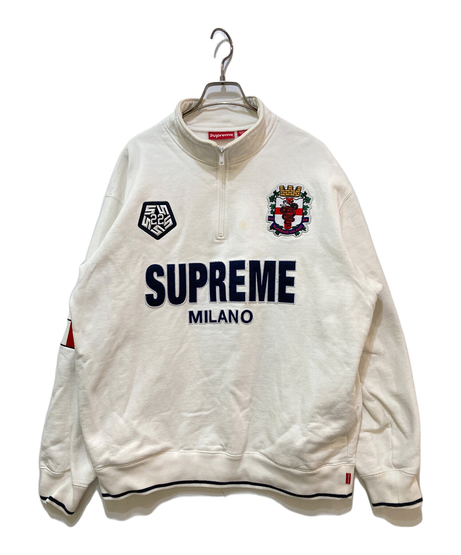 中古・古着通販】SUPREME (シュプリーム) Milano Half Zip ホワイト 