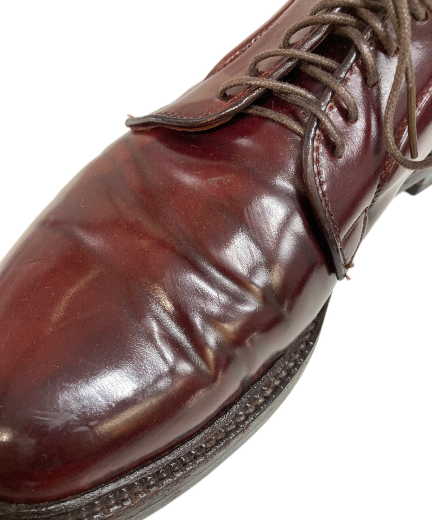 中古・古着通販】Alden (オールデン) PLANE TOE CORDOVAN エンジ