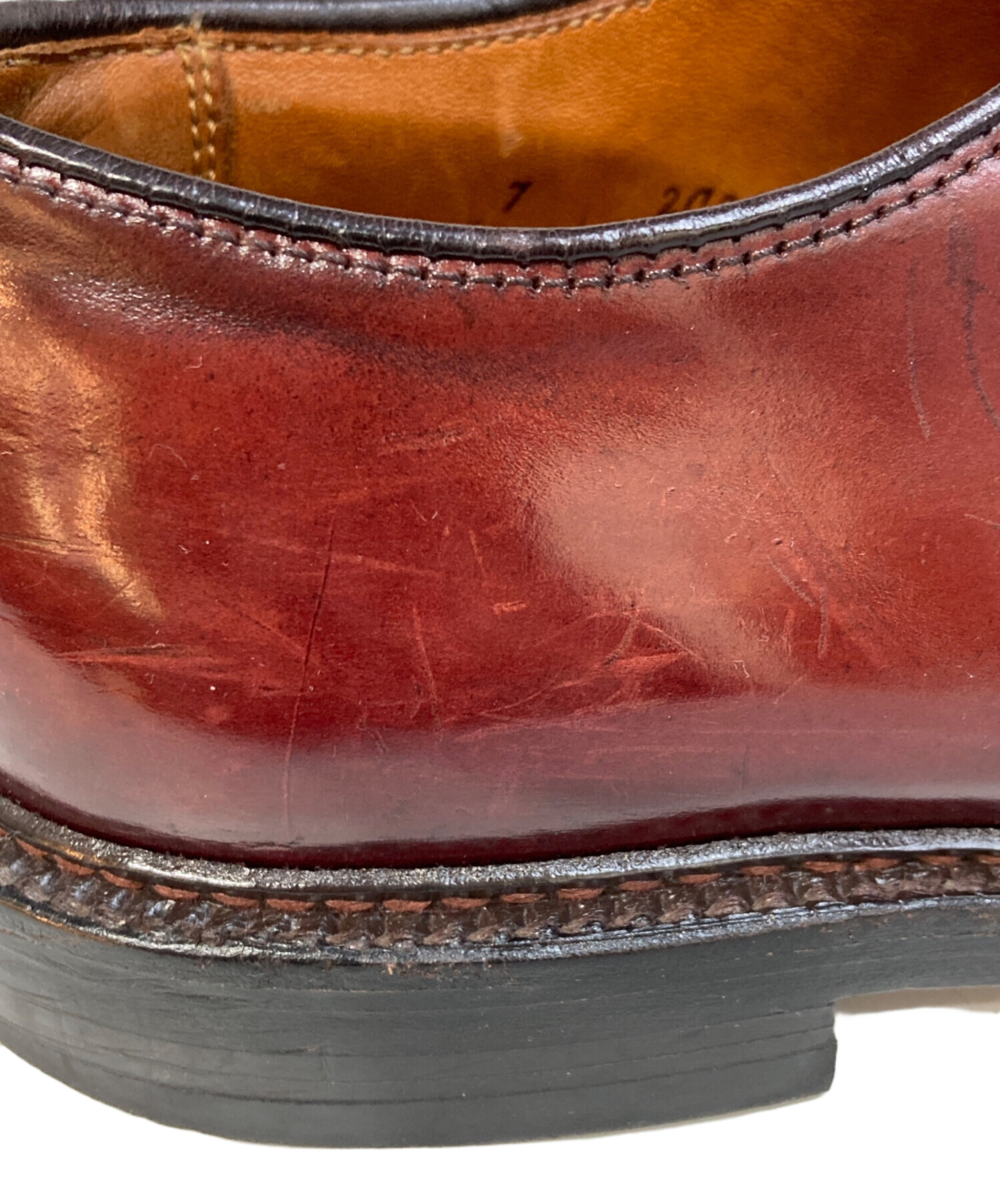 中古・古着通販】Alden (オールデン) PLANE TOE CORDOVAN エンジ