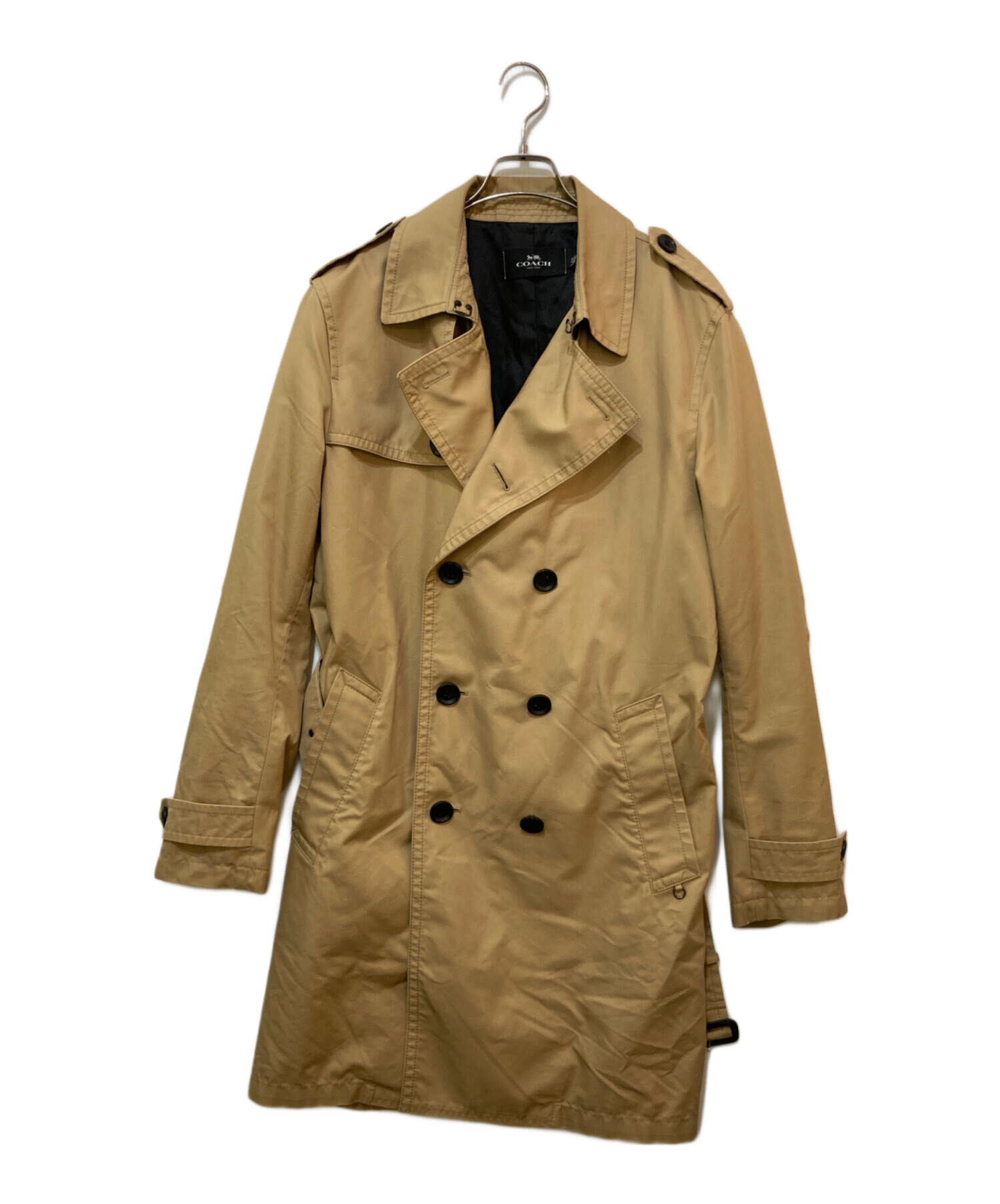 中古・古着通販】COACH (コーチ) トレンチコート ベージュ