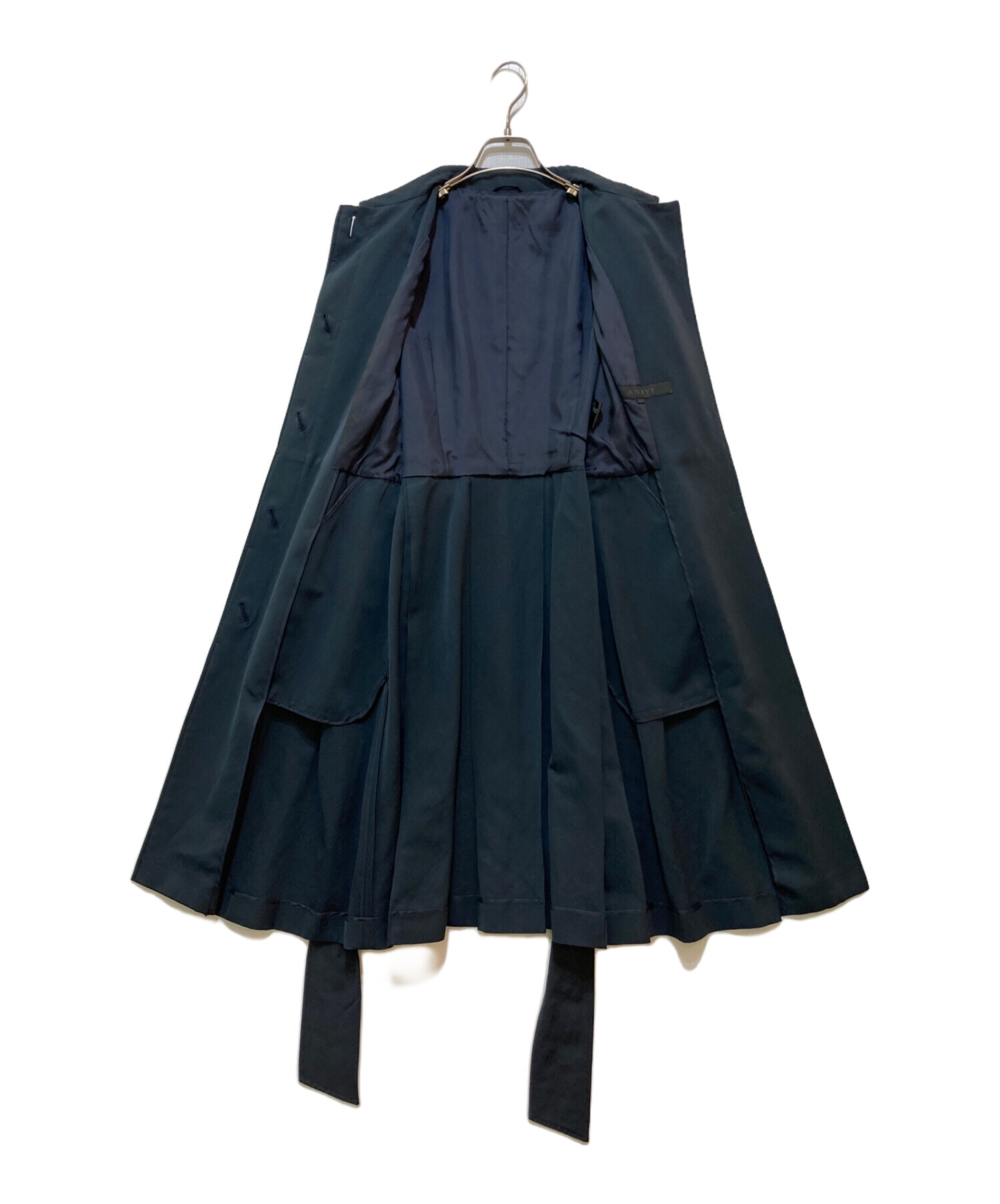 週末SALE‼️極美品！ANAYI 柔らか紺色Pコート　クリーニング済 中古・古着通販】ANAYI (アナイ) グログランコート 101717-17-210-65