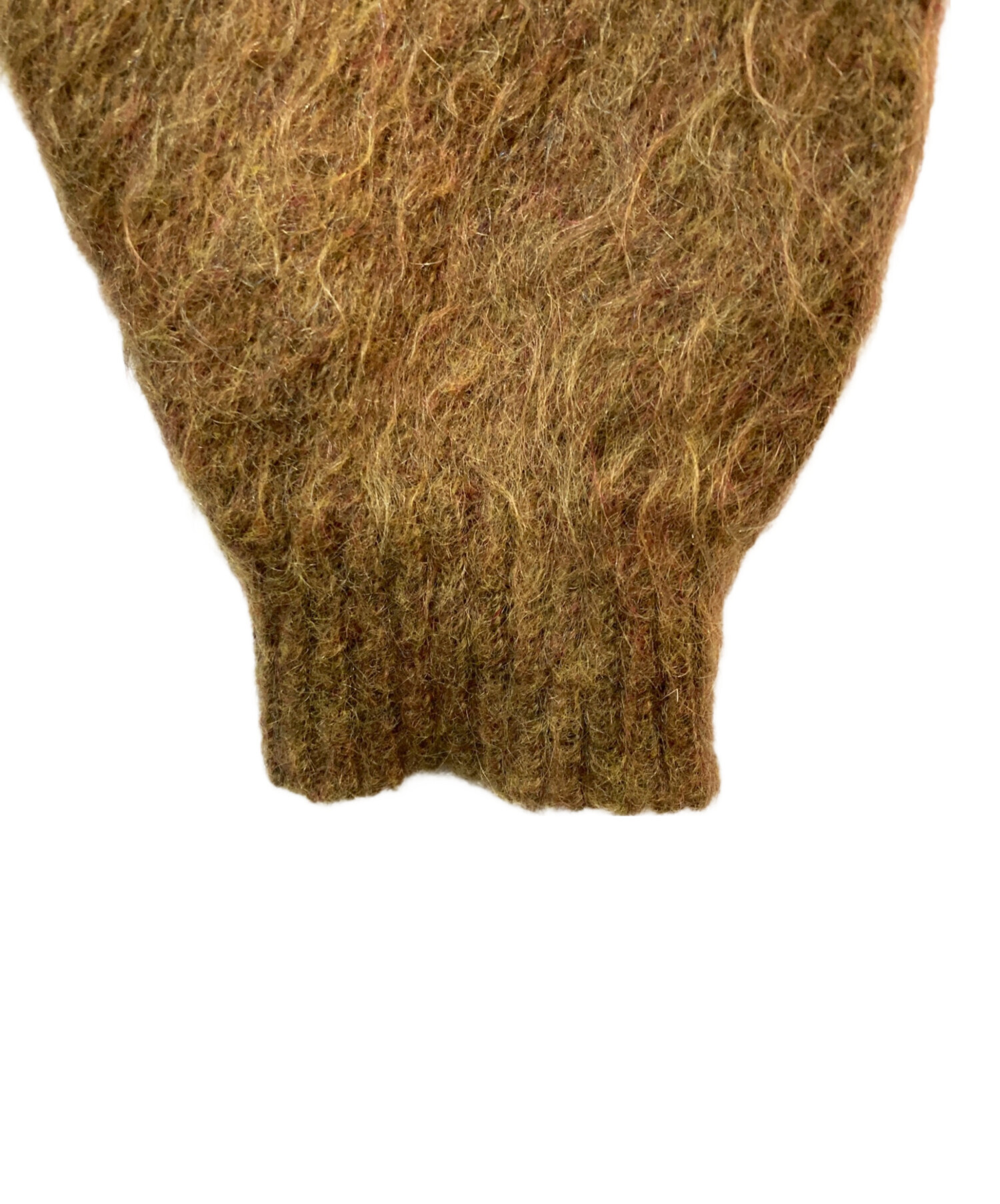 中古・古着通販】BRENT (ブレント) ウールモヘアカーディガン ブラウン