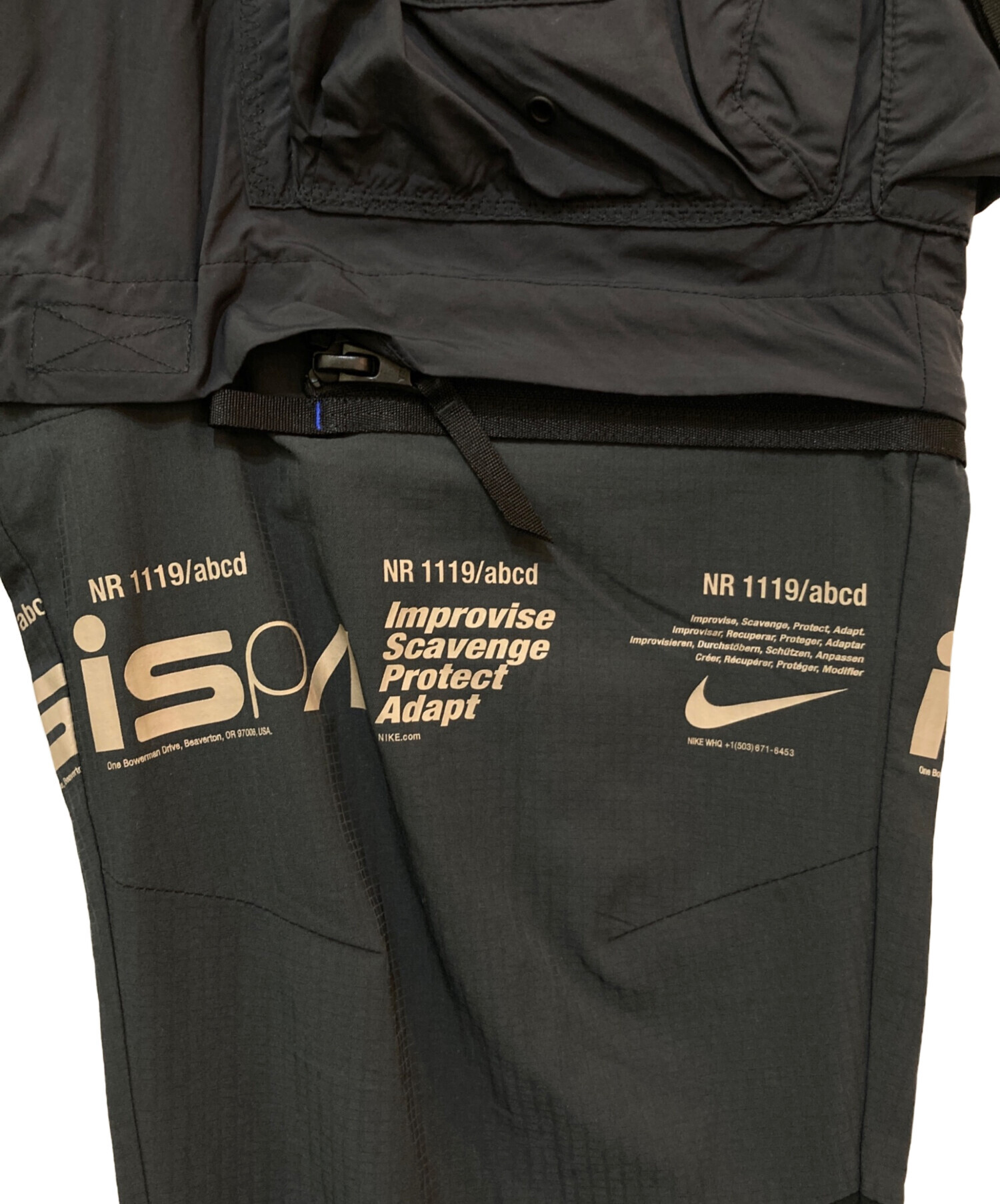 NIKE ナイキ DD3796-011 バイカラー NRG ISPA PANTS 中古・古着通販】NIKE (ナイキ) NRG ISPA PANTS DD3796-011 ブラック