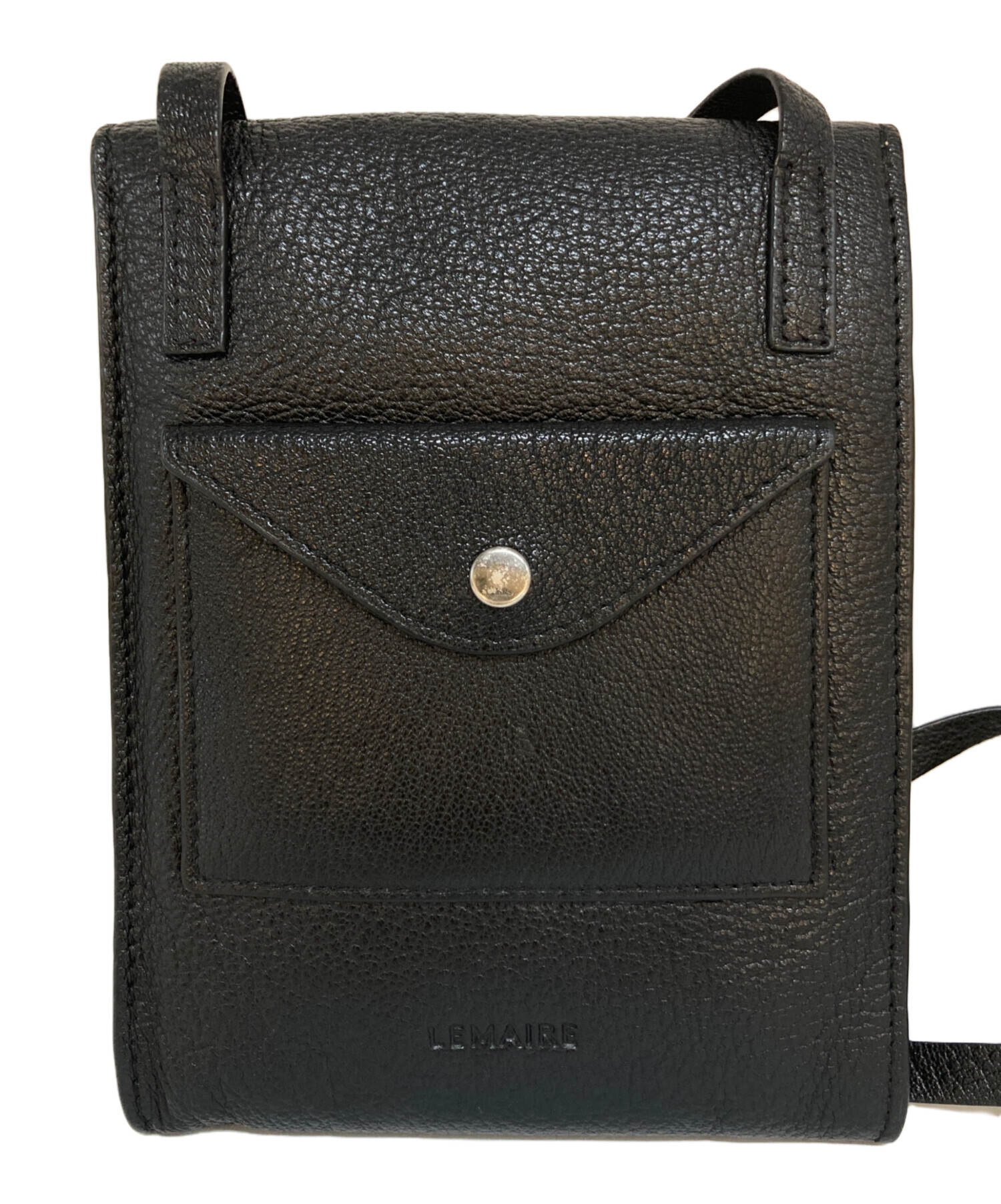 中古・古着通販】LEMAIRE (ルメール) ENVELOPPE WITH STRAP ブラック