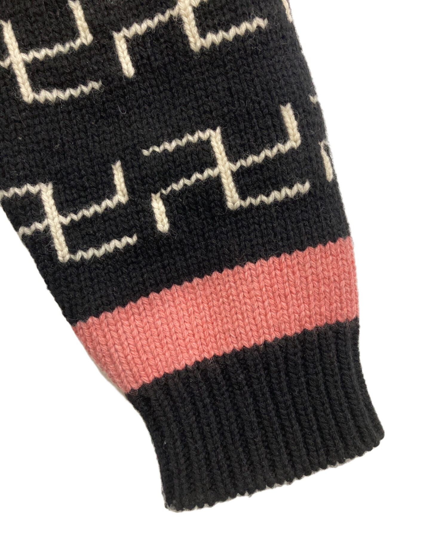WACKO MARIA ワコマリア 天国東京百女柄 ニット カーディガン M 中古・古着通販】WACKO MARIA (ワコマリア) カウチンニット