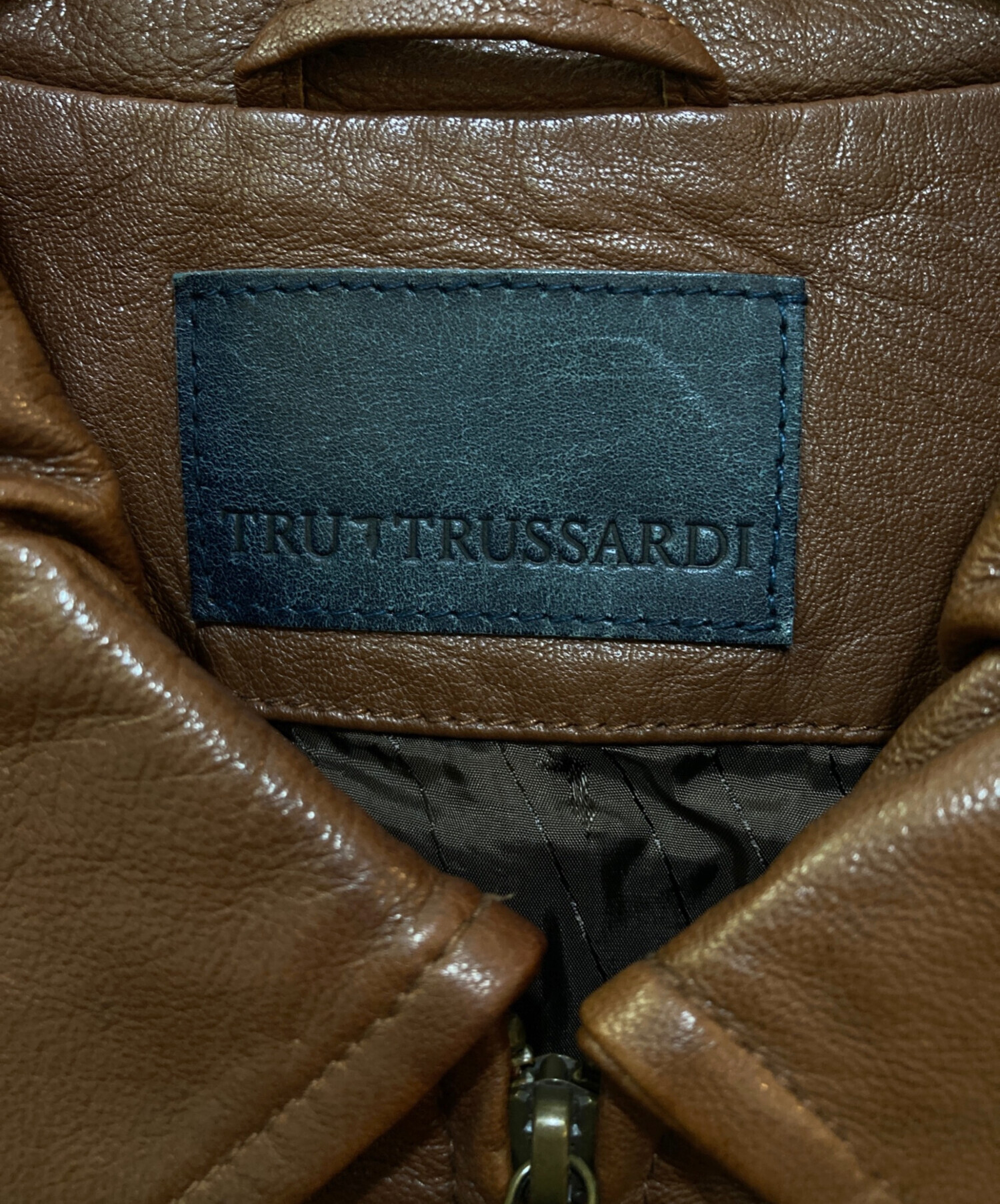 中古・古着通販】TRUSSARDI (トラサルディ) A-2 TYPE レザージャケット