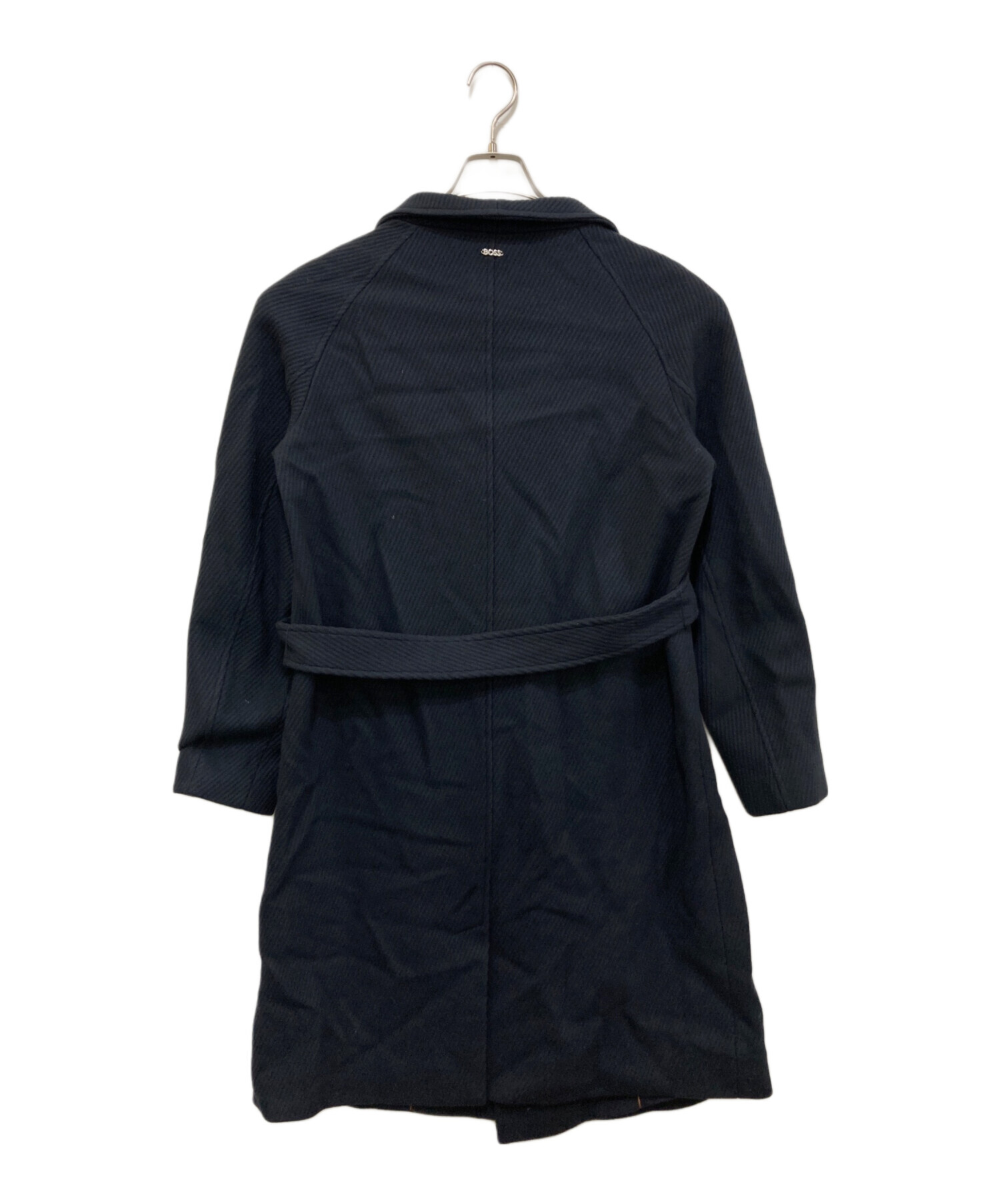 中古・古着通販】BOSS (ボス) ウールダブルコート ネイビー サイズ:44