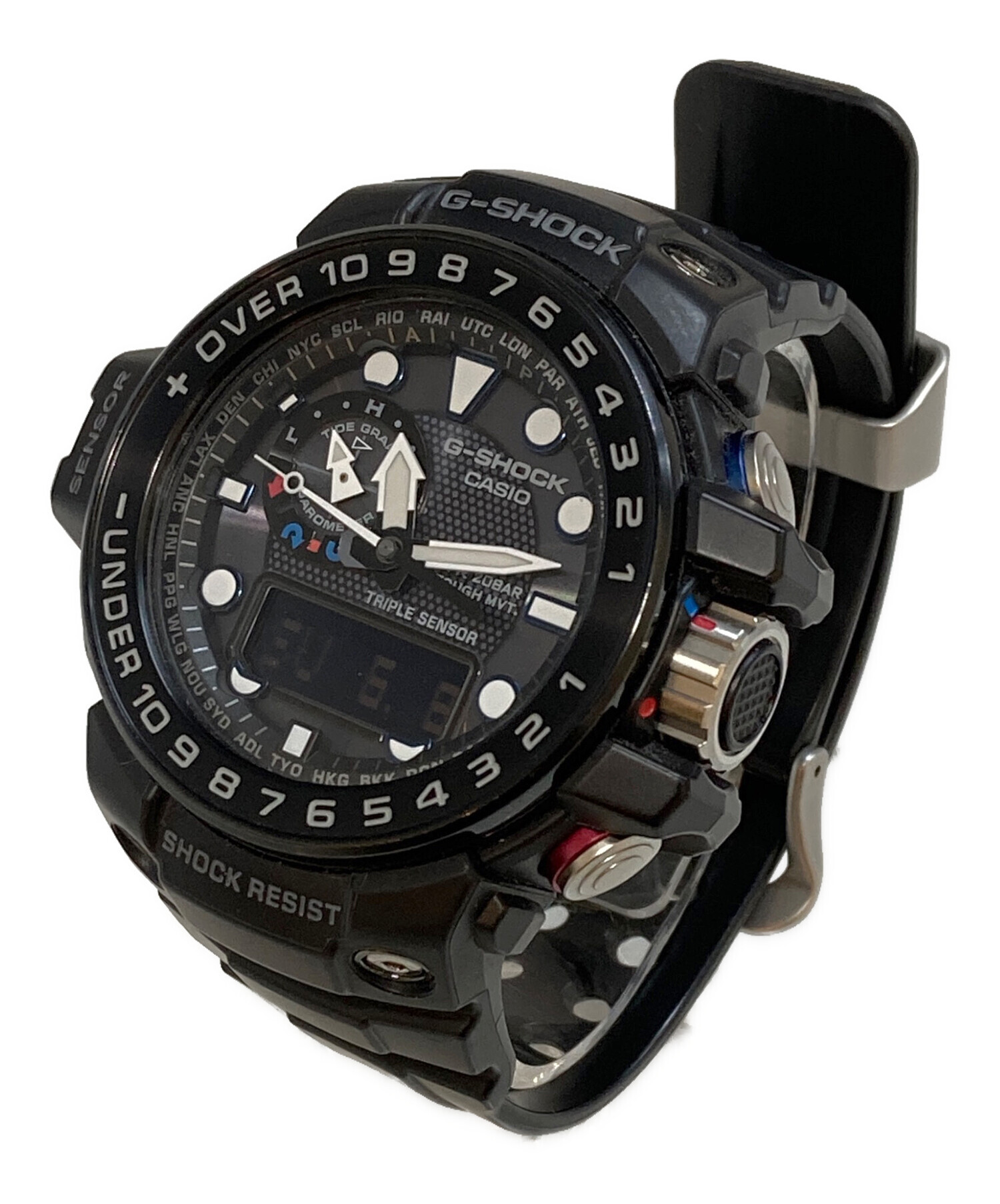 中古・古着通販】CASIO (カシオ) 腕時計 gwn-1000b ブラック｜ブランド