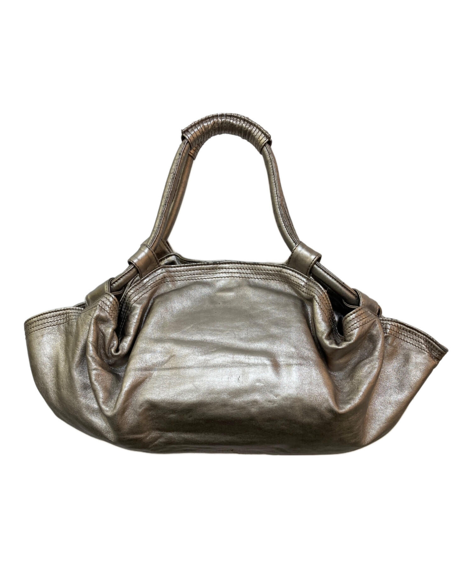 中古・古着通販】LOEWE (ロエベ) トートバッグ シルバー｜ブランド 