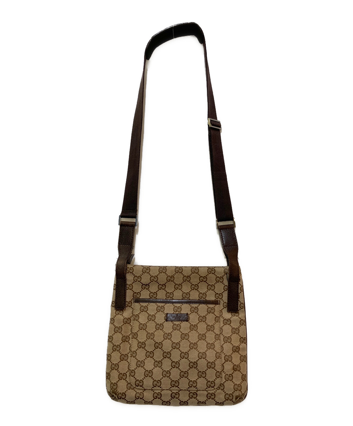 中古・古着通販】GUCCI (グッチ) ショルダーバッグ 122793 ブラウン
