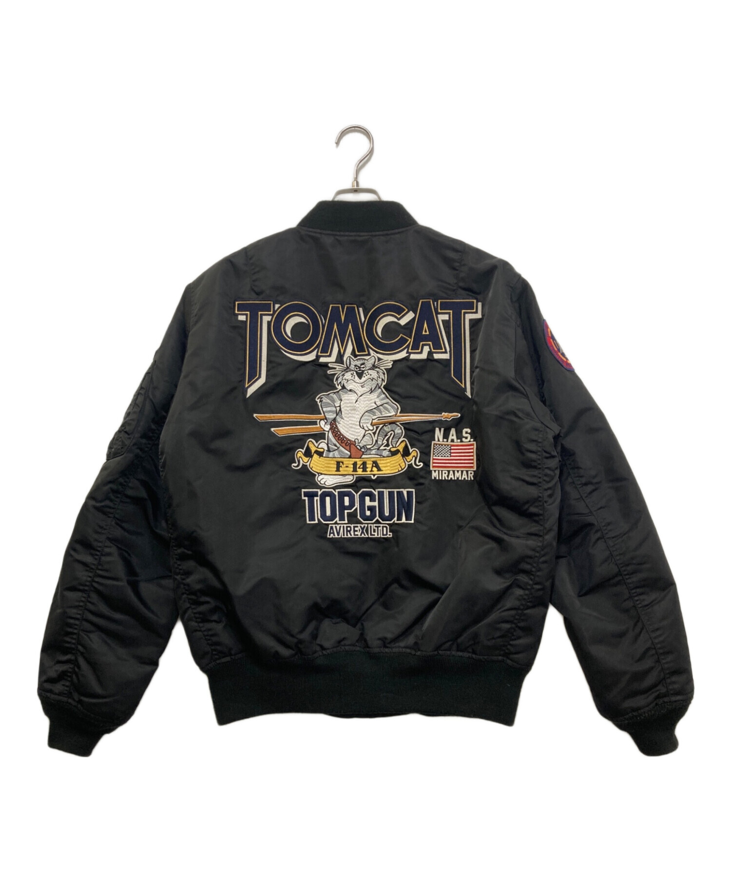 HOUSTON U.S. Navy Tom Cat ジャケット 中古・古着通販】AVIREX (アヴィレックス) TOM CAT MA-1ジャケット 783