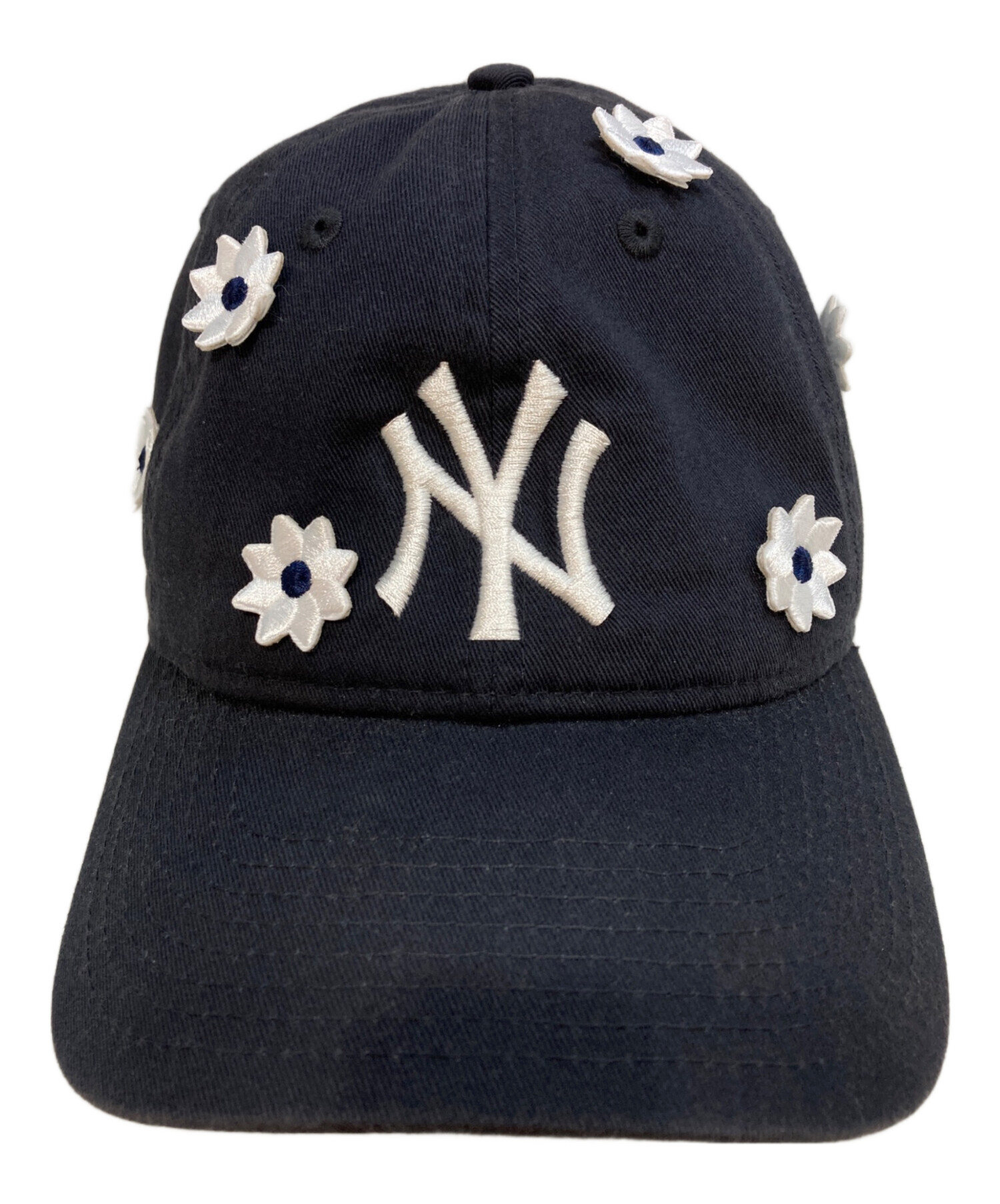 中古・古着通販】New Era (ニューエラ) 3D FLOWER CAP ネイビー