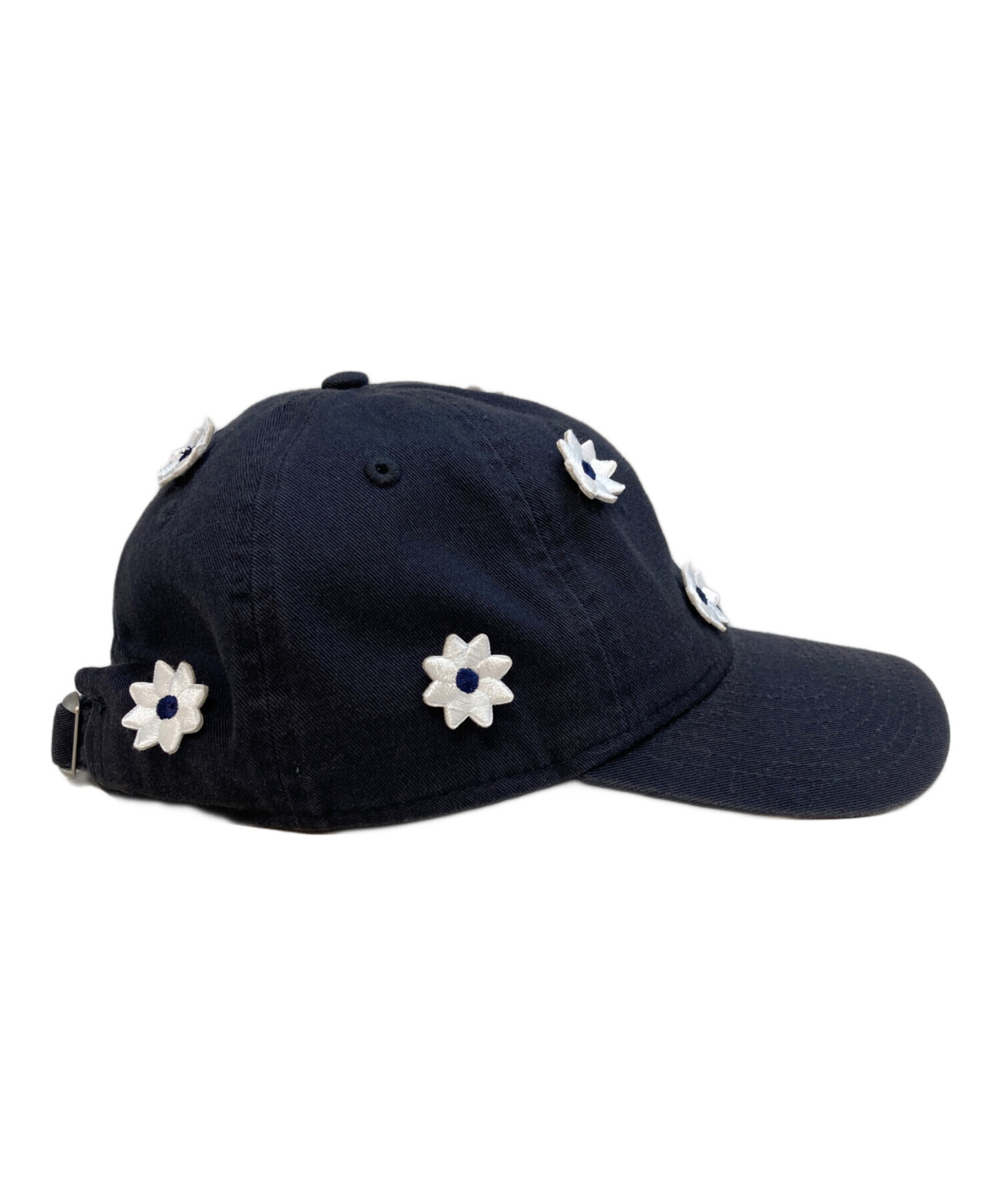 ニューエラ　NEWERA ニックギア 3Dフラワーキャップ(ネイビー) 中古・古着通販】New Era (ニューエラ) 3D FLOWER CAP ネイビー