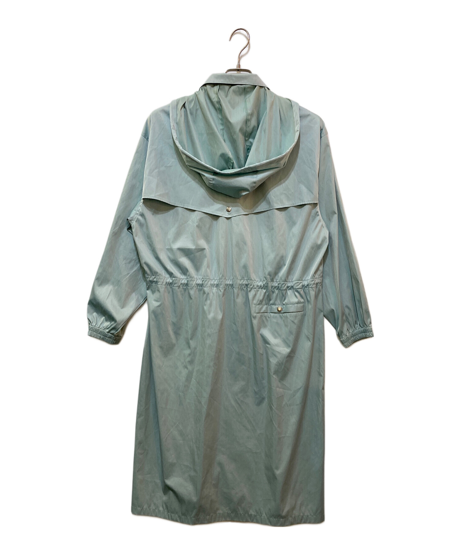 【美品】バレンシアガ　ニット　ロング　コート　フーデット　ブラック　サイズ40 中古・古着通販】BALENCIAGA (バレンシアガ) ナイロンフーデットコート