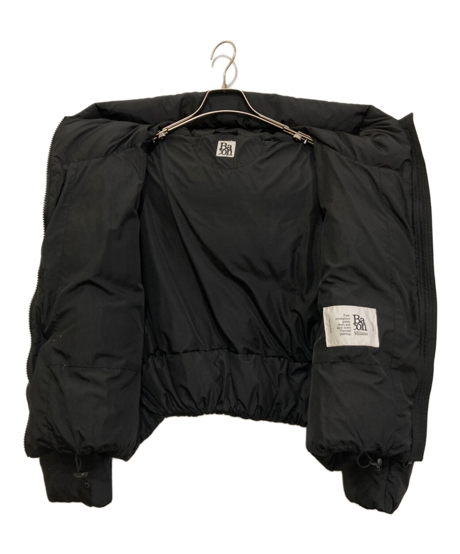 中古・古着通販】BACON (ベーコン) CLOUDジャケット ブラック サイズ:M 