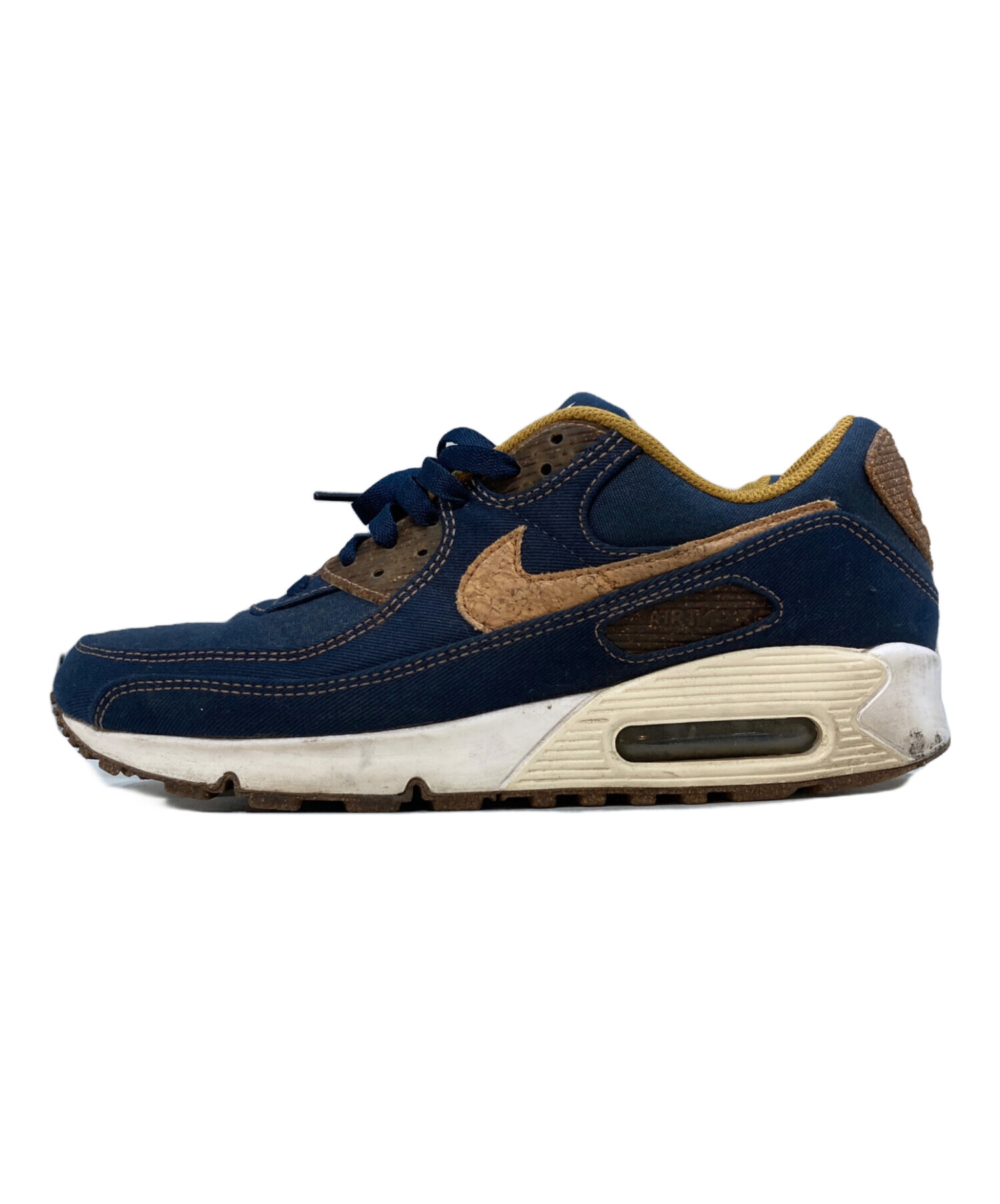 中古・古着通販】NIKE (ナイキ) AIR MAX 90 SE CORK OBSIDIAN ネイビー 