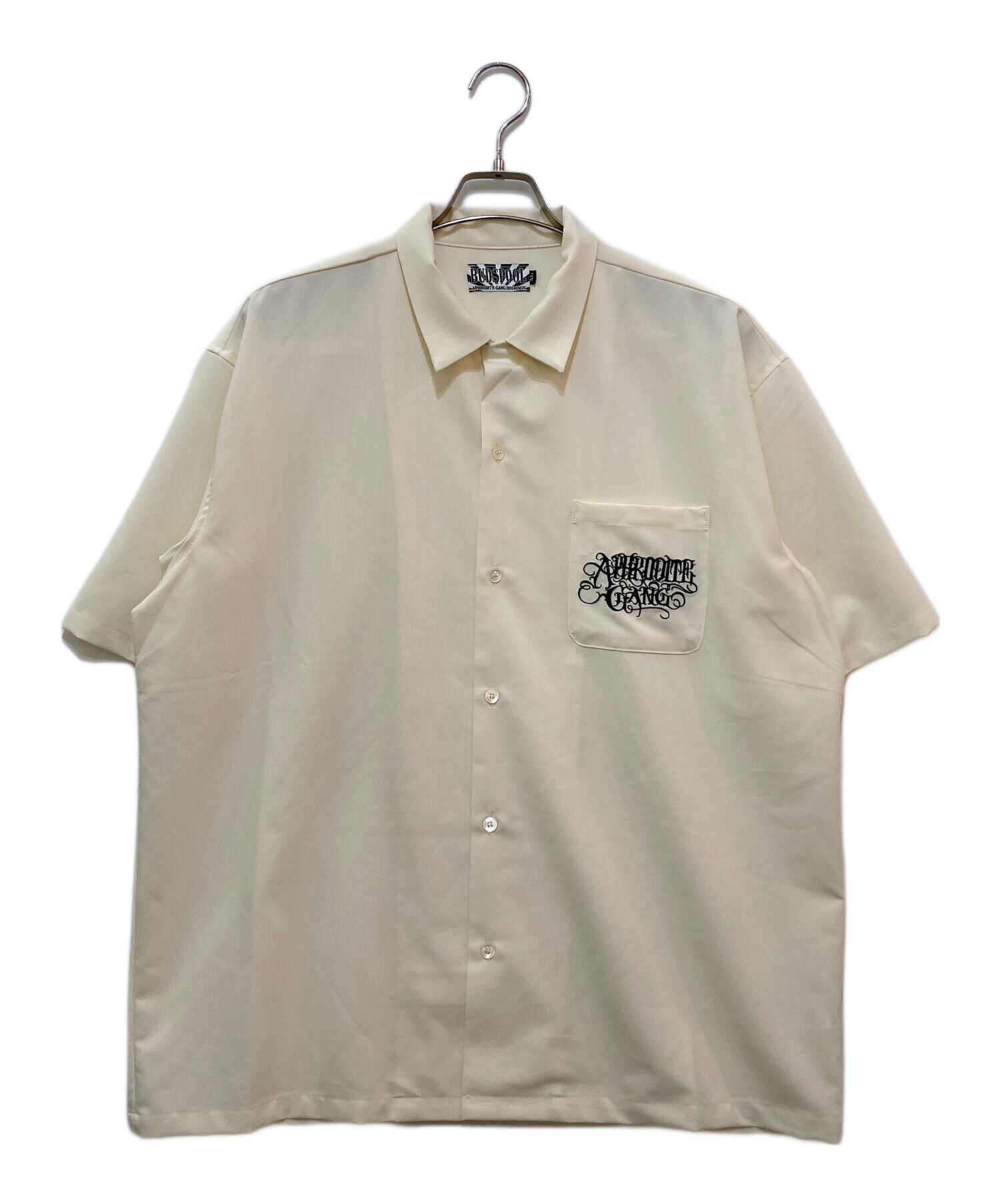中古・古着通販】BUDSPOOL (バッズプール) レーヨンシャツ ホワイト 