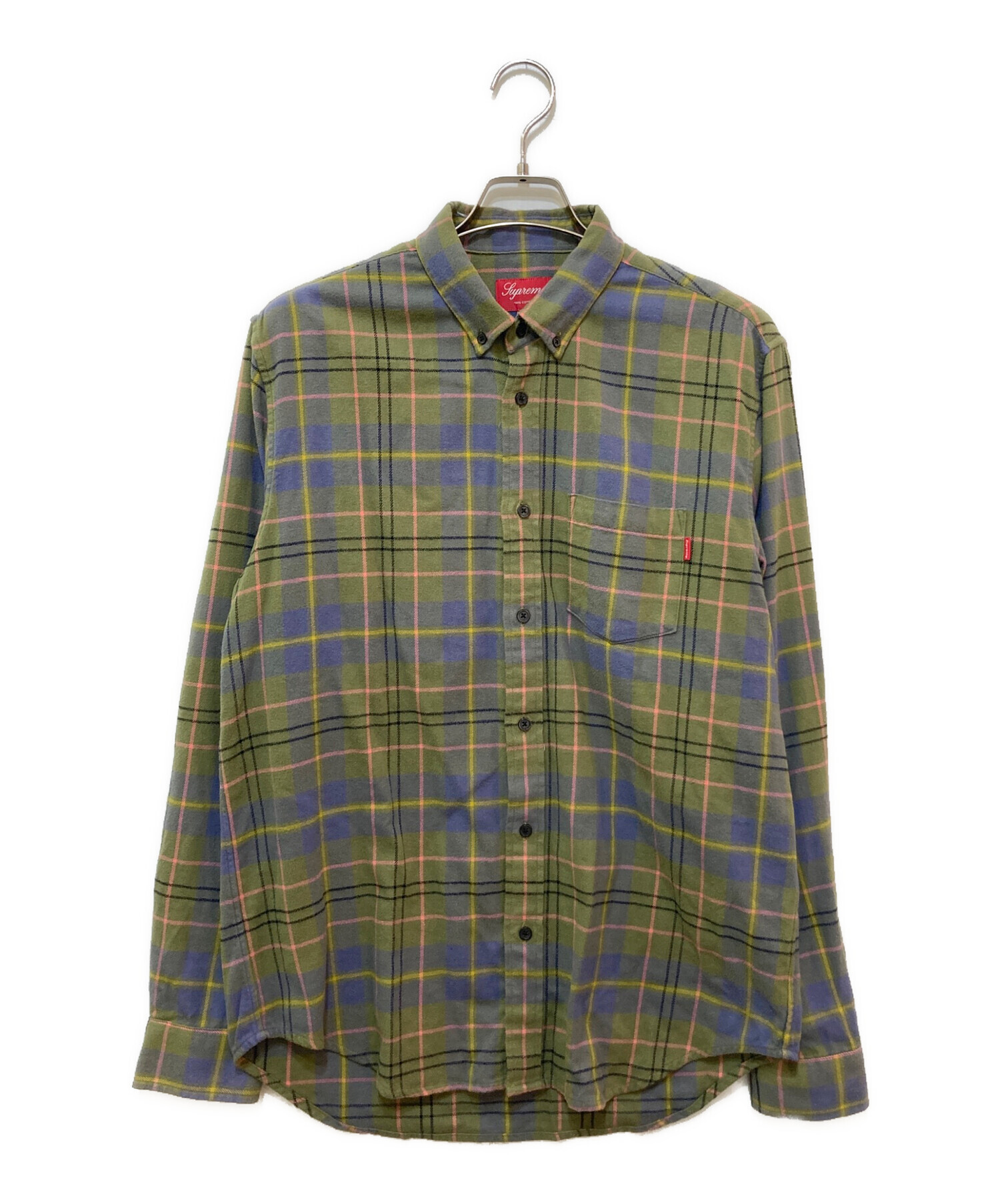 supreme シュプリーム tartan flannel バーバリーチェク 中古・古着通販】SUPREME (シュプリーム) Tartan Flannel Shirt