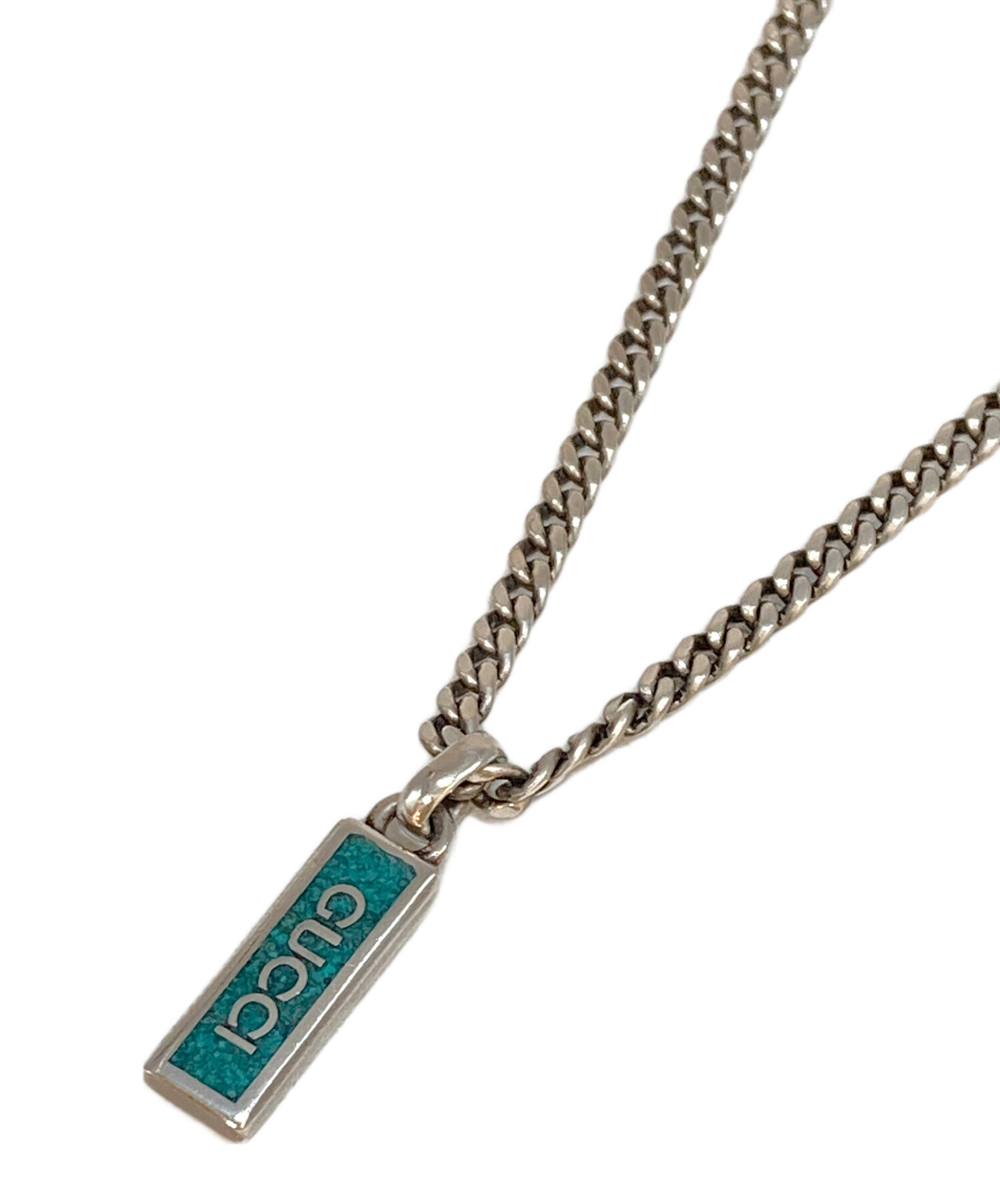 中古・古着通販】GUCCI (グッチ) エナメル ロゴプレート 中古・古着通販】GUCCI (グッチ) エナメル ロゴプレート