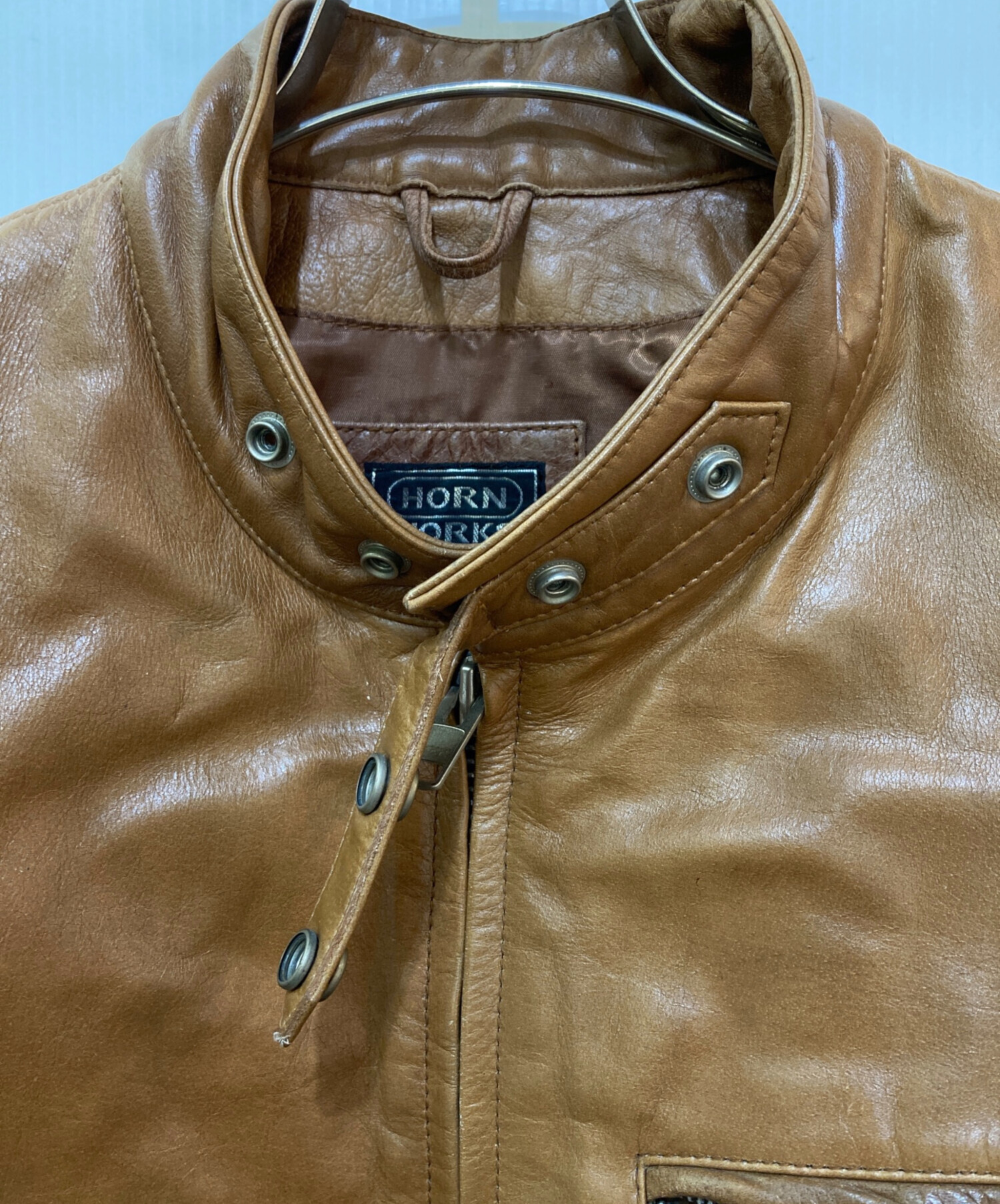 中古・古着通販】HORN WORKS (ホーンワークス) シングルライダース 
