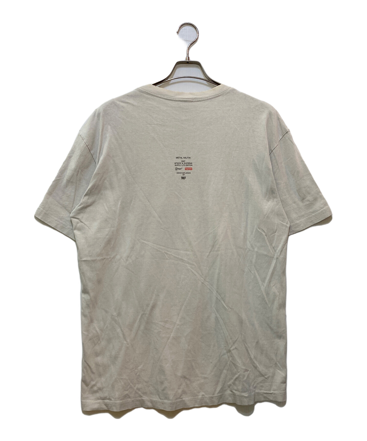 【最終値下げ】希少　Supreme×Wtaps worm tee Tシャツ　XL 中古・古着通販】SUPREME (シュプリーム) WTAPS (ダブルタップス) Worm