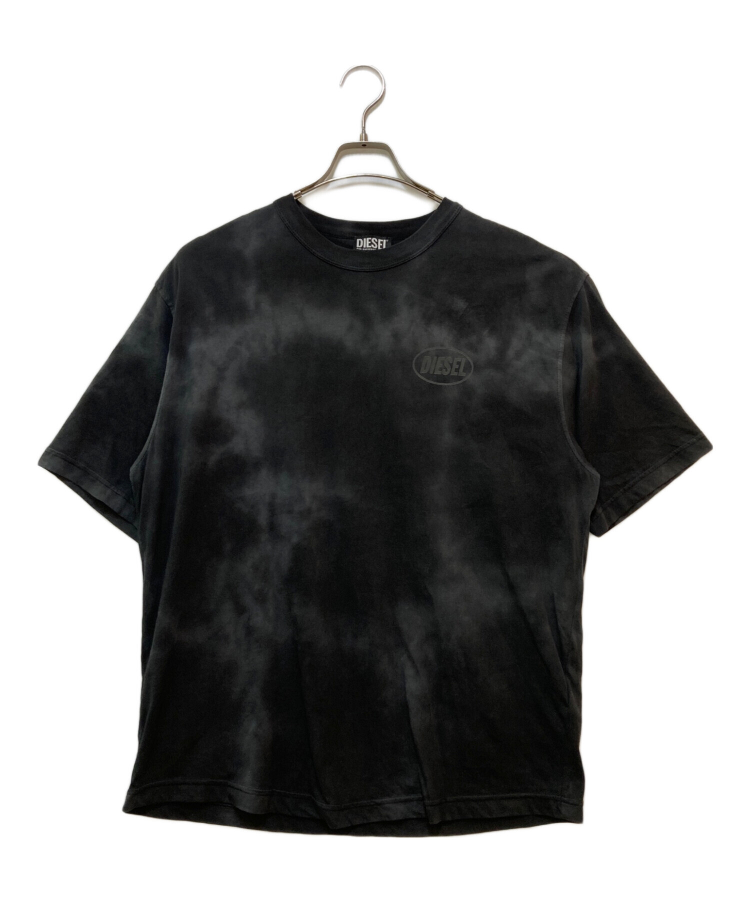 中古・古着通販】DIESEL (ディーゼル) T-WASH-OUT TEE ブラック サイズ 