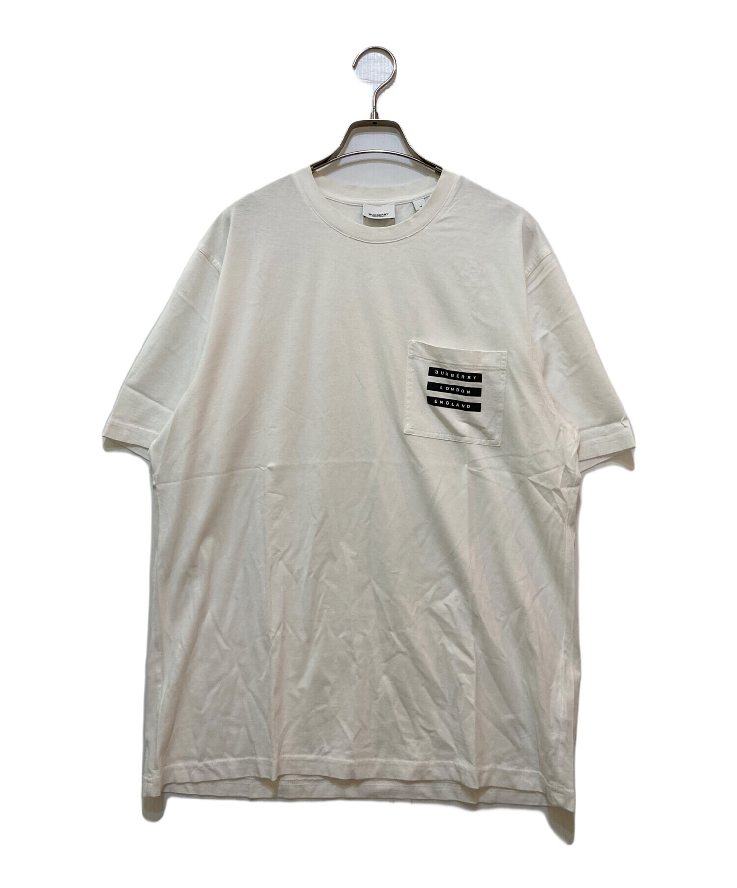 中古・古着通販】BURBERRY (バーバリー) ロゴTシャツ 8021843 ホワイト