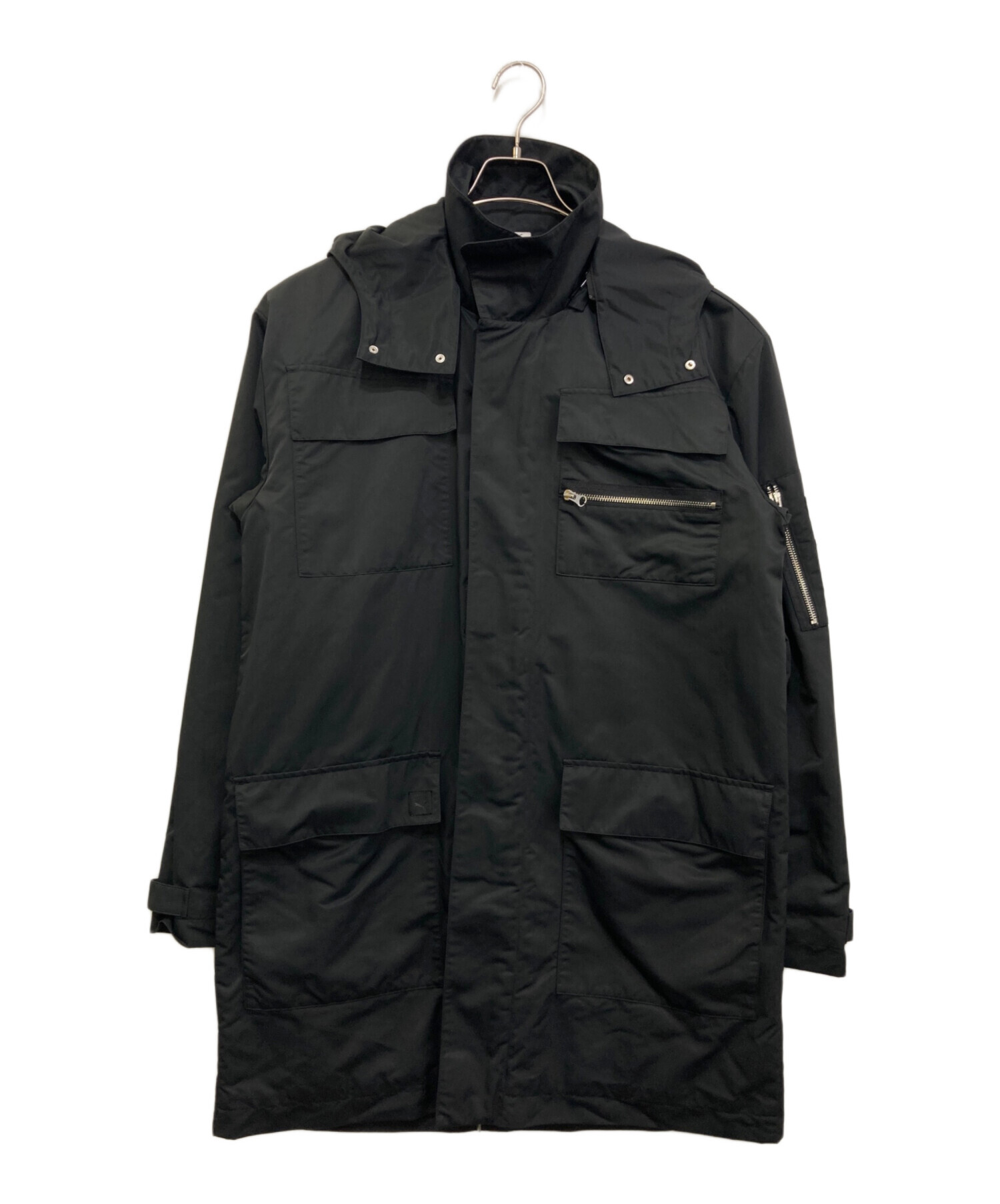 メゾンキツネ プーマ ミリタリージャケット ブラック 中古・古着通販】PUMA (プーマ) maison kitsune (メゾンキツネ