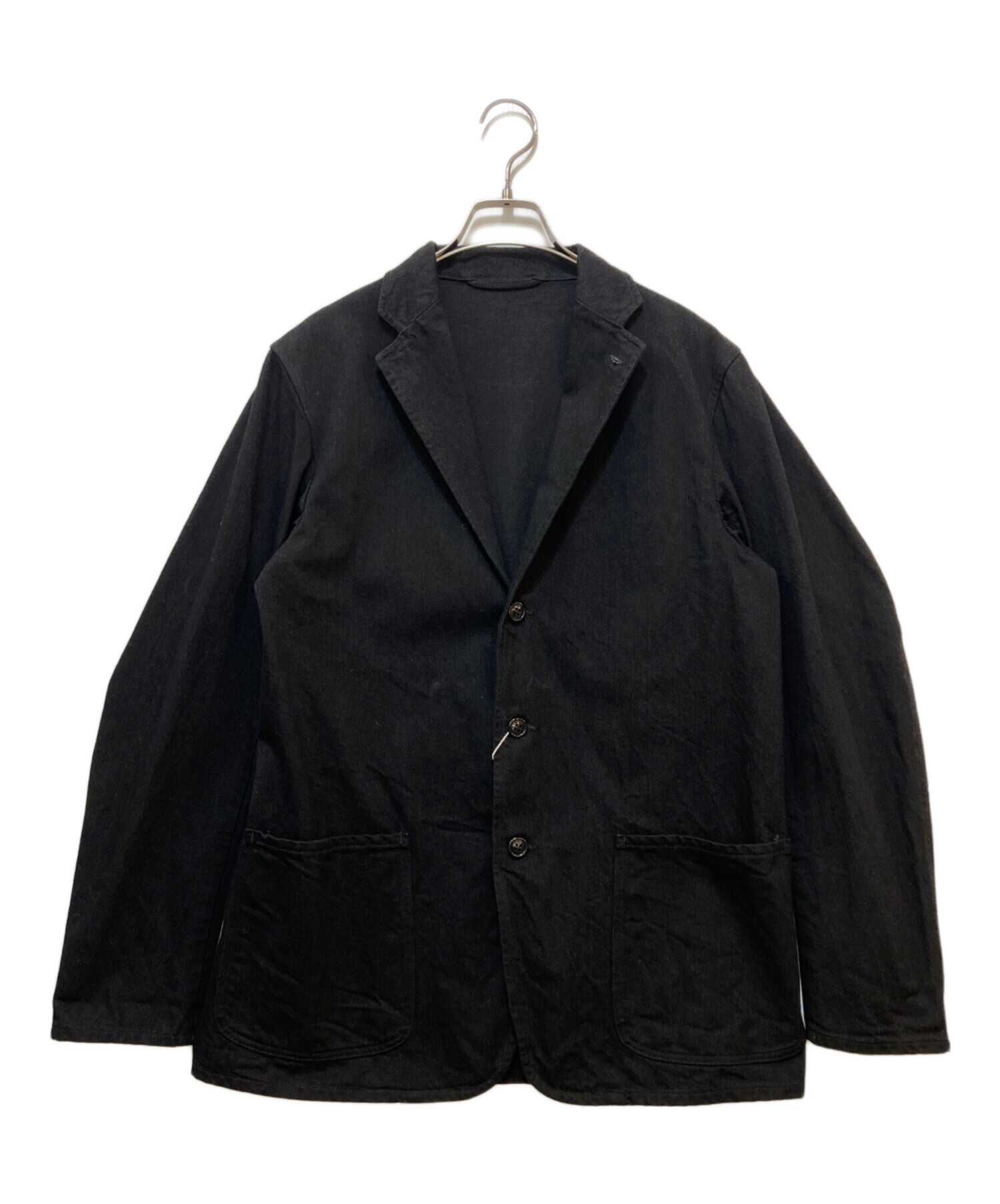 【COMOLI／コモリ】タイプライター3Bジャケット 中古・古着通販】COMOLI (コモリ) 3Bジャケット J03-01005 ブラック