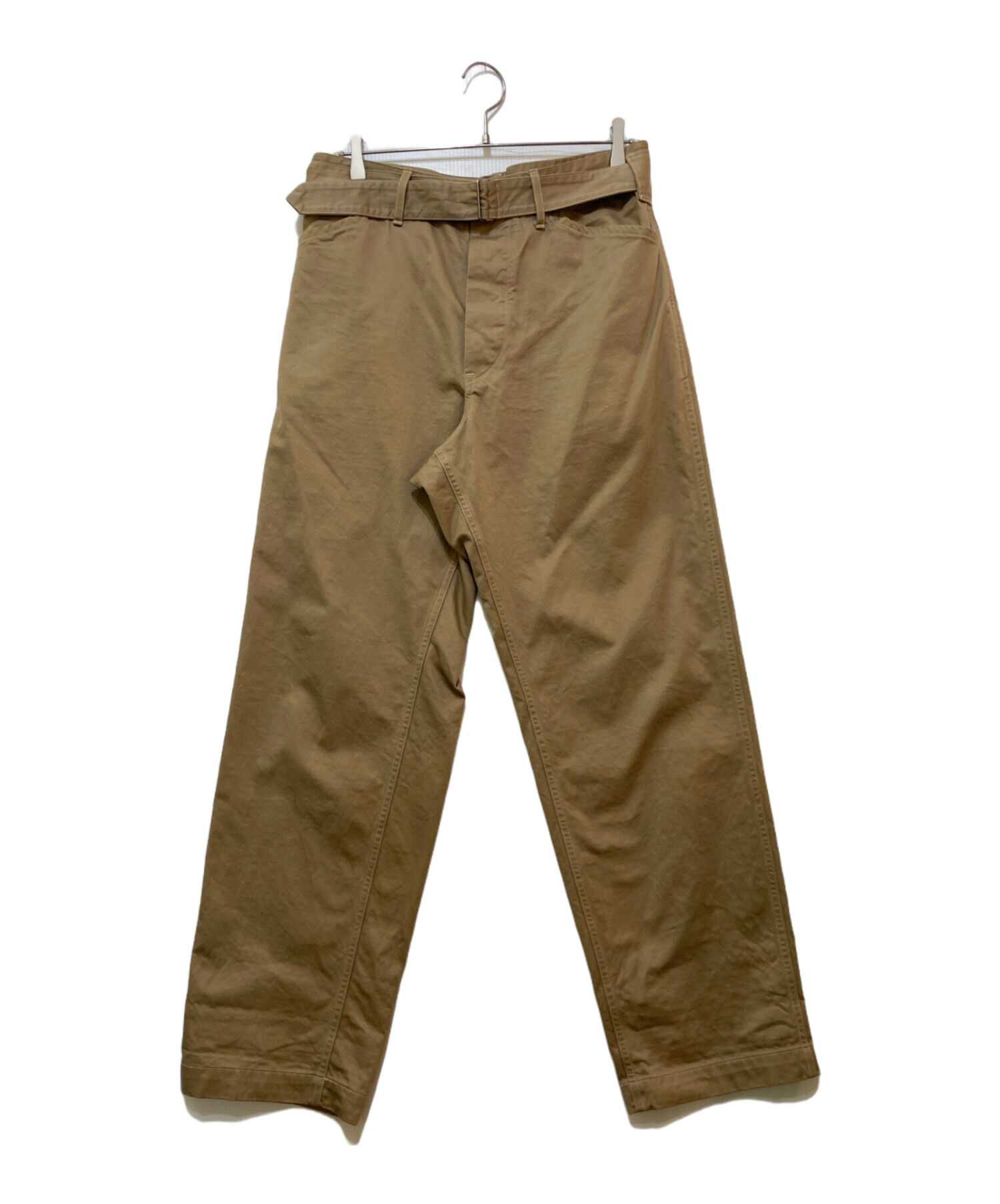 中古・古着通販】COMOLI (コモリ) BELTED CHINO PANTS 15S-03004