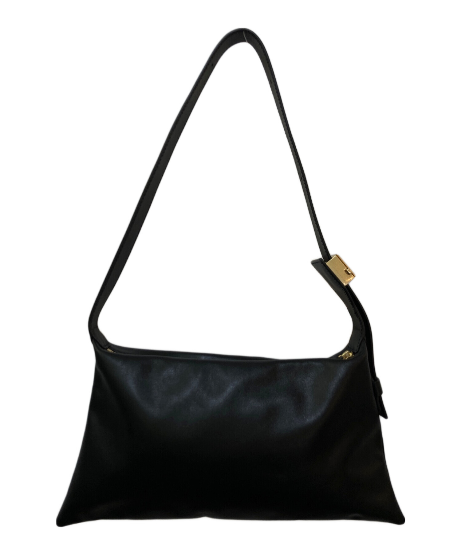 中古・古着通販】ORSETTO (オルセット) leather shoulder bag ブラック 