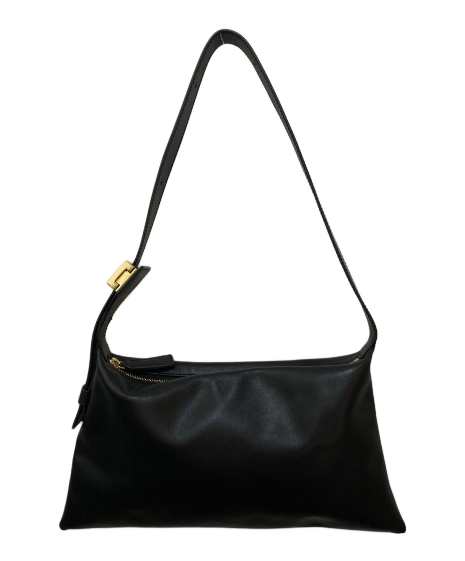 中古・古着通販】ORSETTO (オルセット) leather shoulder bag ブラック 