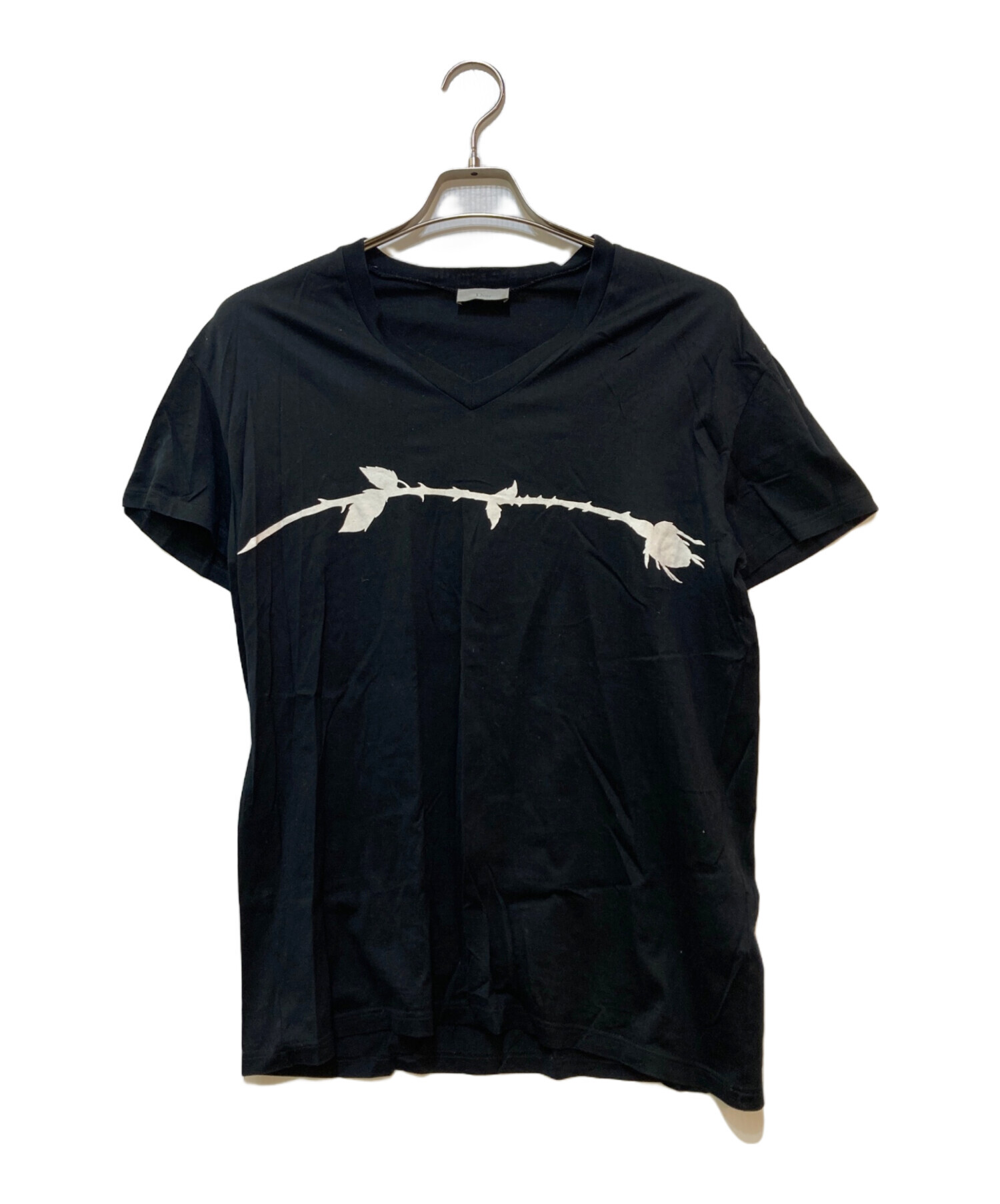 中古・古着通販】DIOR HOMME (ディオール オム) VネックプリントT 