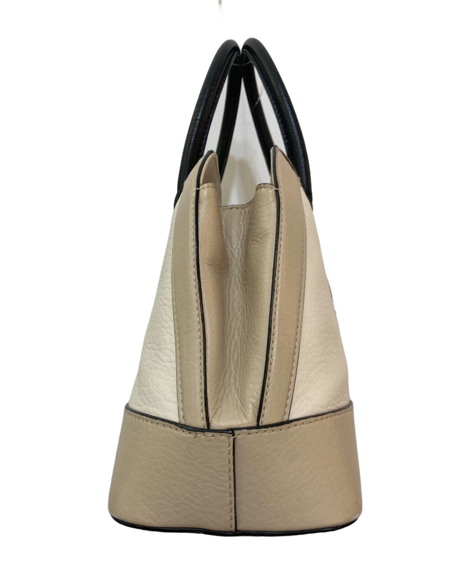 中古・古着通販】MaxMara (マックスマーラ) バイカラーレザートート 