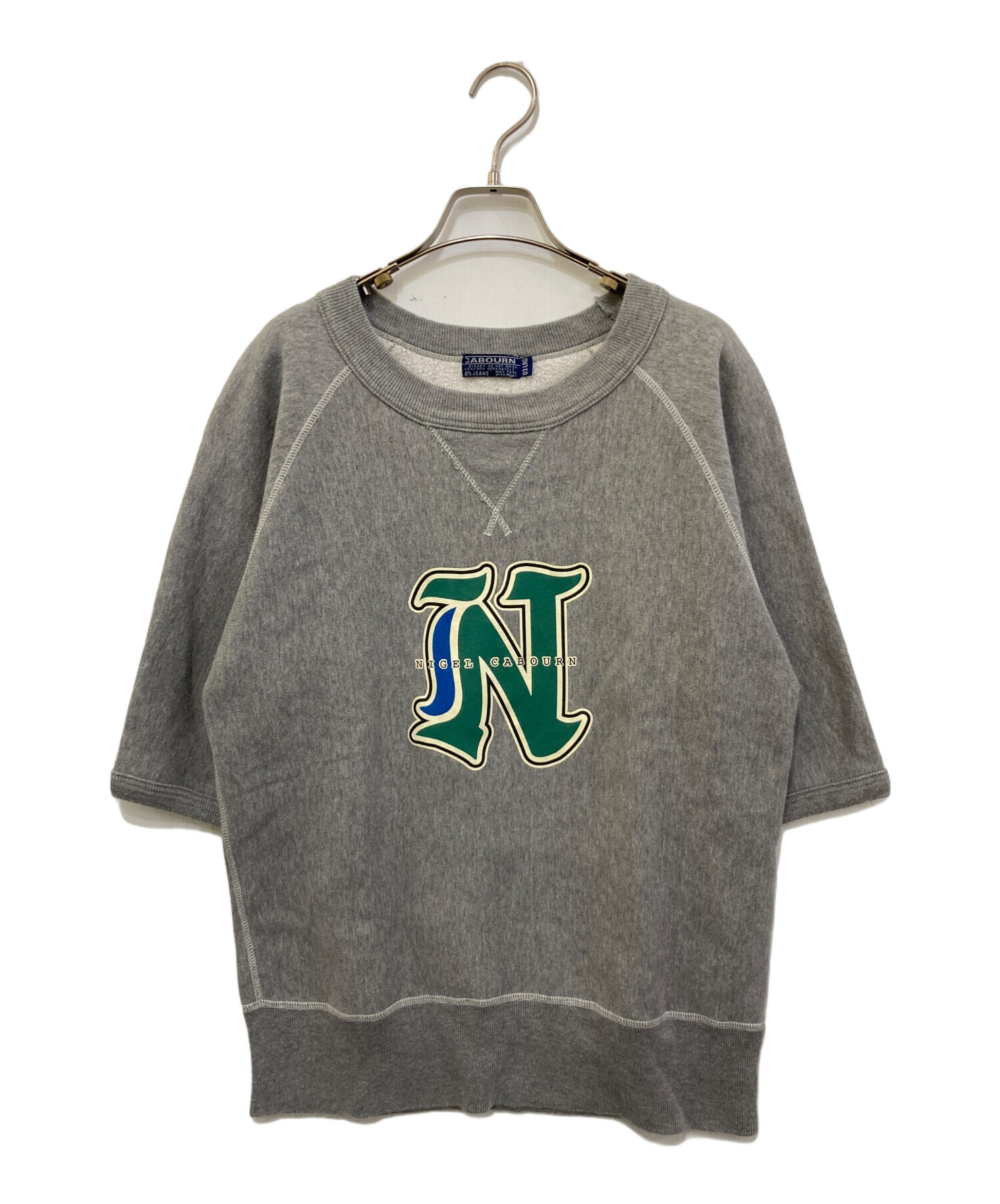NIGEL CABOURN ニット・セーター 8(L位) グレー 【古着】【中古】 中古・古着通販】NIGEL CABOURN (ナイジェルケーボン) 半袖スウェット