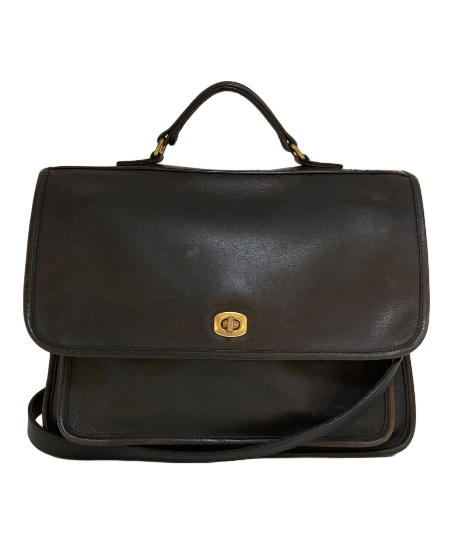 中古・古着通販】OLD COACH (オールドコーチ) レザーショルダーバッグ